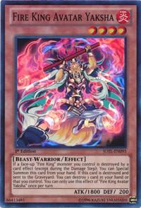 Fire King Avatar Yaksha - Yugioh - Beast-Warrior/Effect