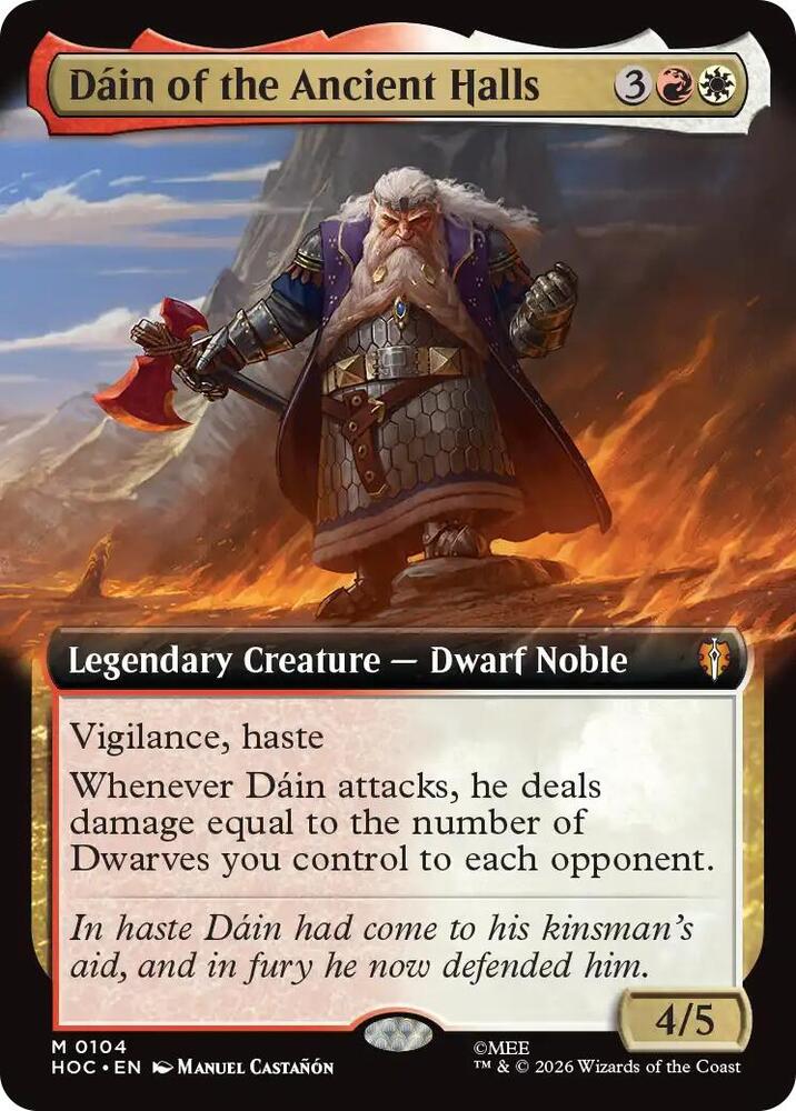 Dain of the Ancient Halls - Red/White