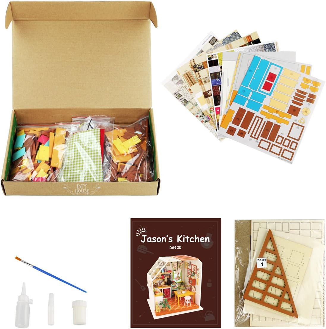 DIY Miniature House | Jason's Kitchen