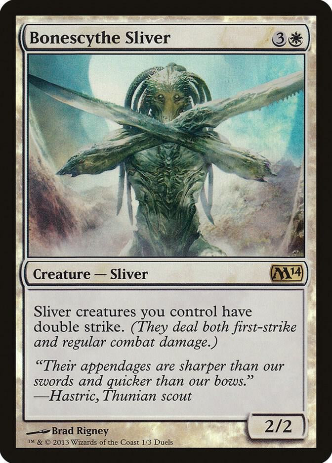Bonescythe Sliver - White