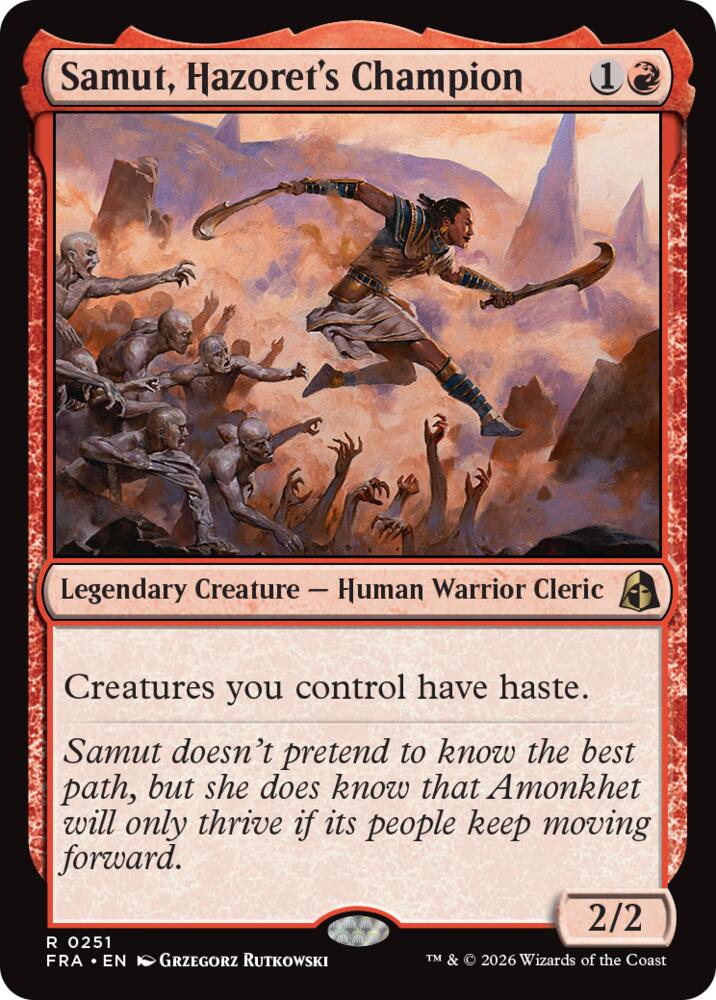 Samut, Hazoret's Champion - Red
