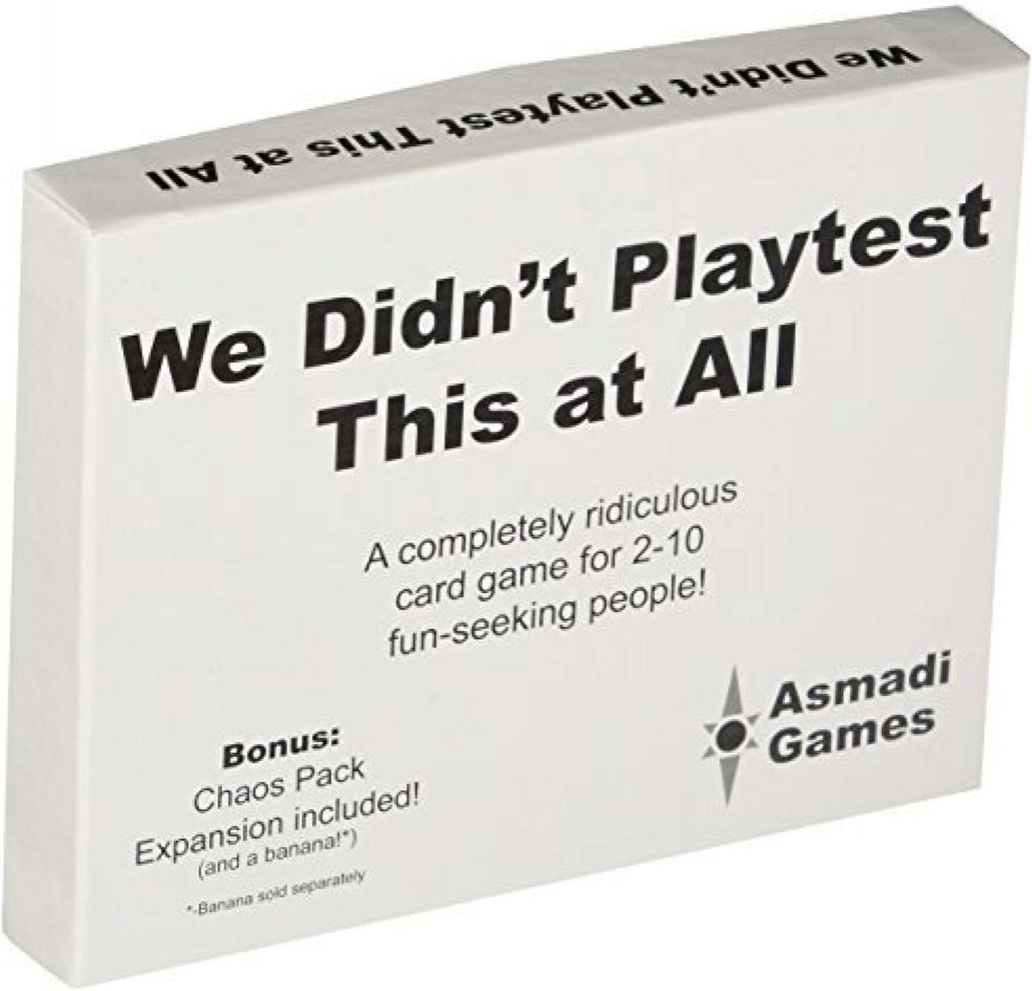 We Didn't Playtest This at All