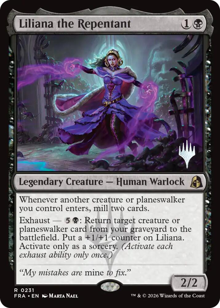 Liliana the Repentant - Black