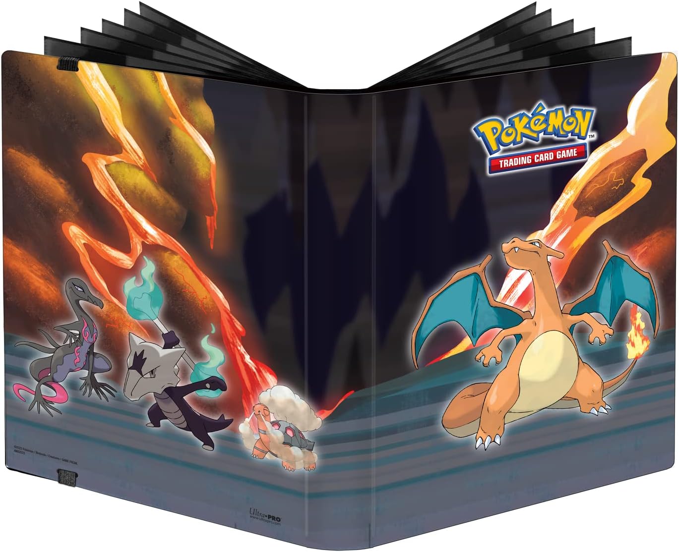 Ultra PRO - Scorching Summit 9-Pocket Binder for Pokémon ft. Charizard