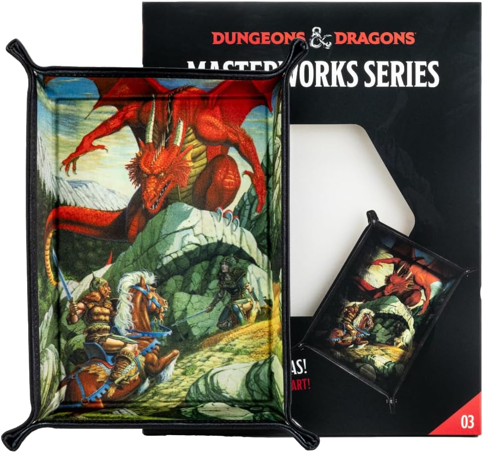 Fanroll Dungeons & Dragons D&D Masterworks Series Dice Tray: Larry Elmore