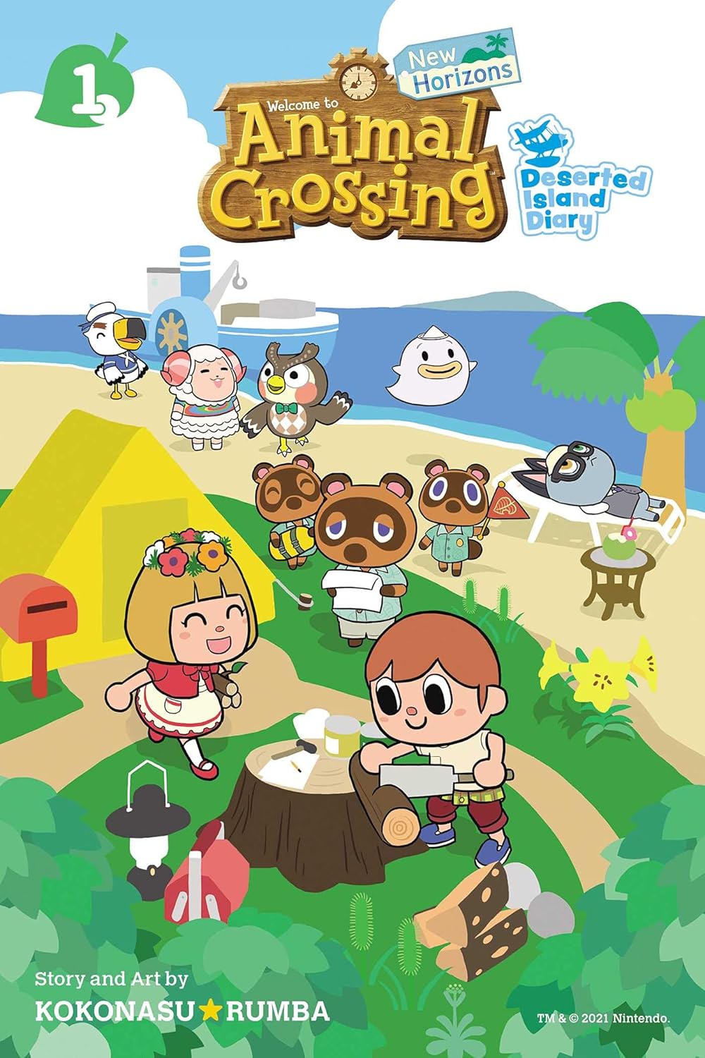 Animal Crossing: New Horizons Deserted Island Diary Vol. 1