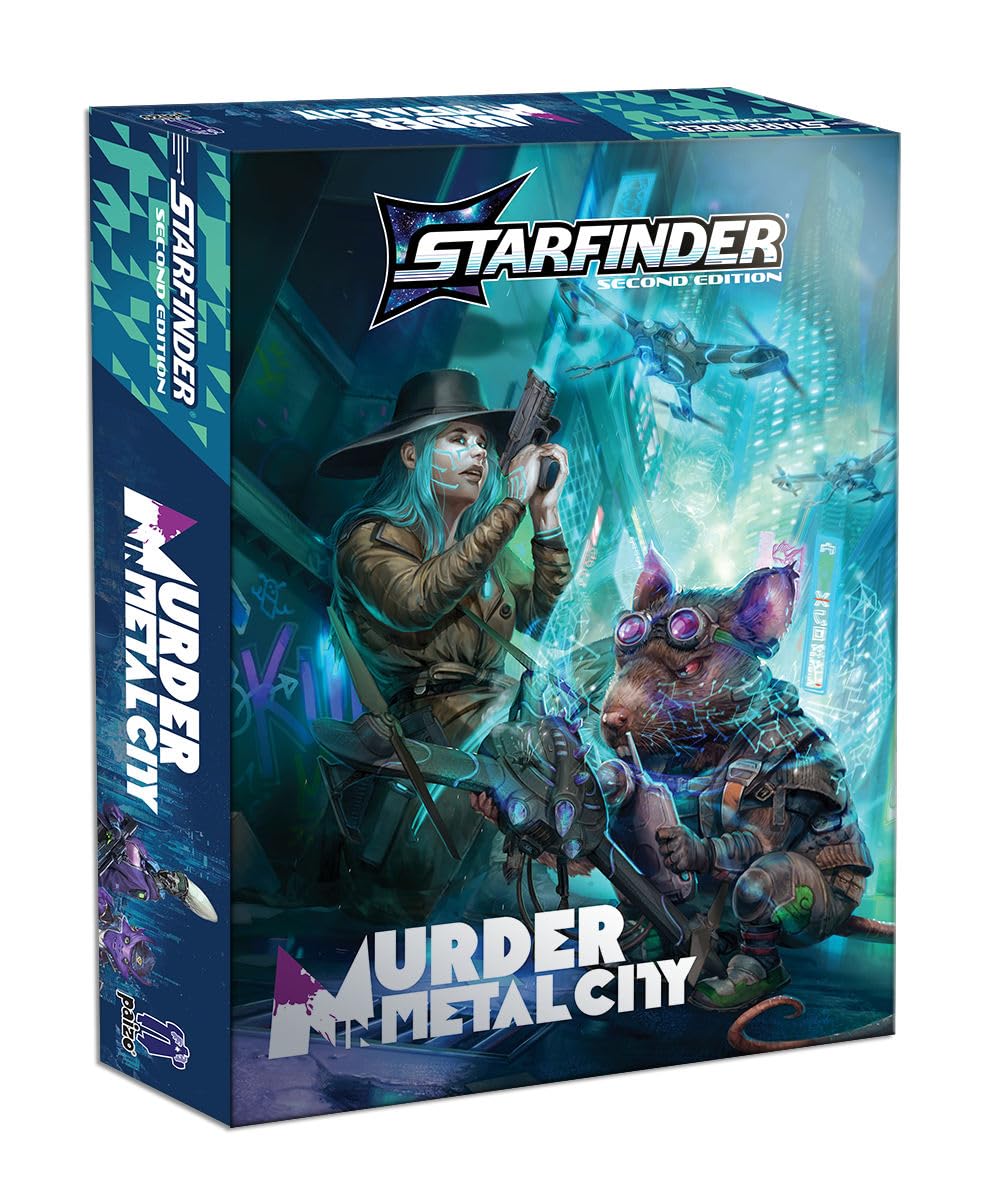 Starfinder Murder in Metal City Deluxe Adventure