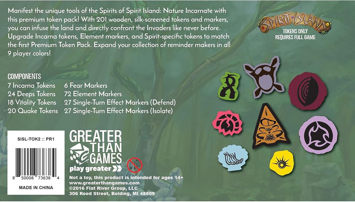 Spirit Island: Premium Token Pack 2