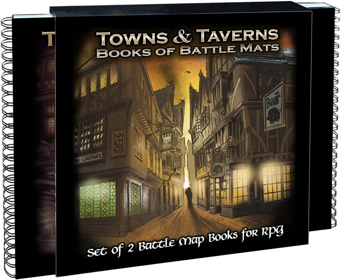 Loke Towns & Taverns Books of Battle Mats