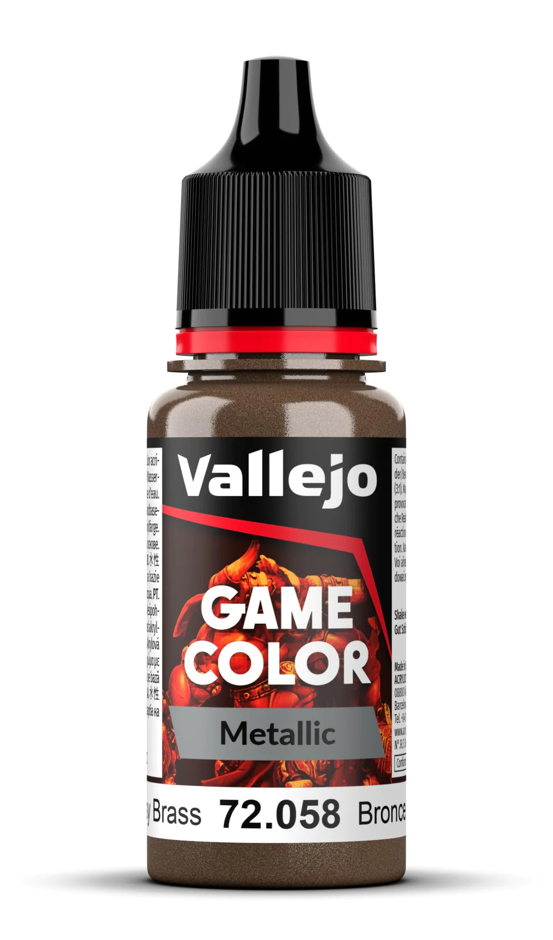 Vallejo Metallic Brassy Brass Game Color