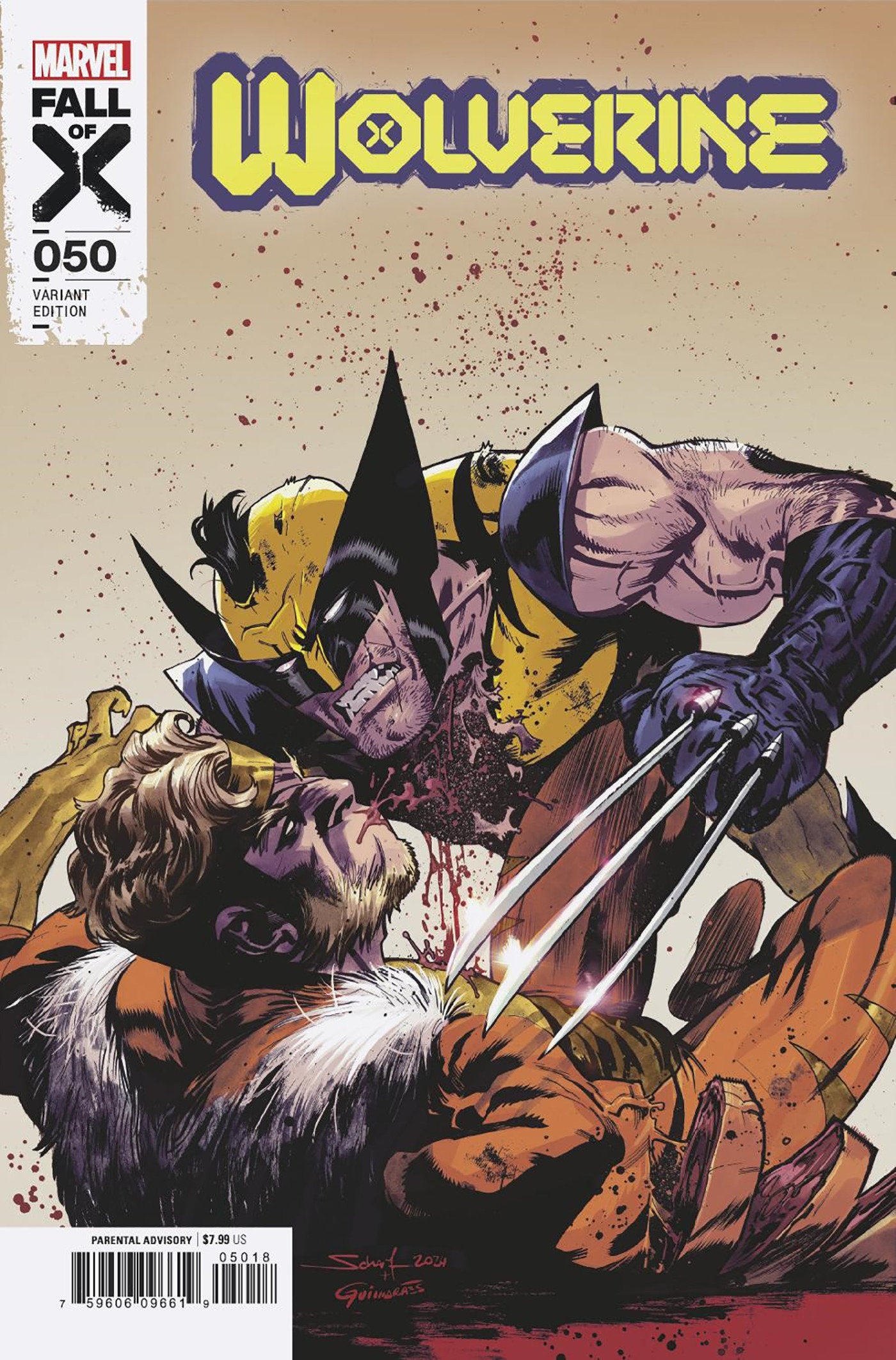 Wolverine #50 Jonas Scharf 1:25  Variant
