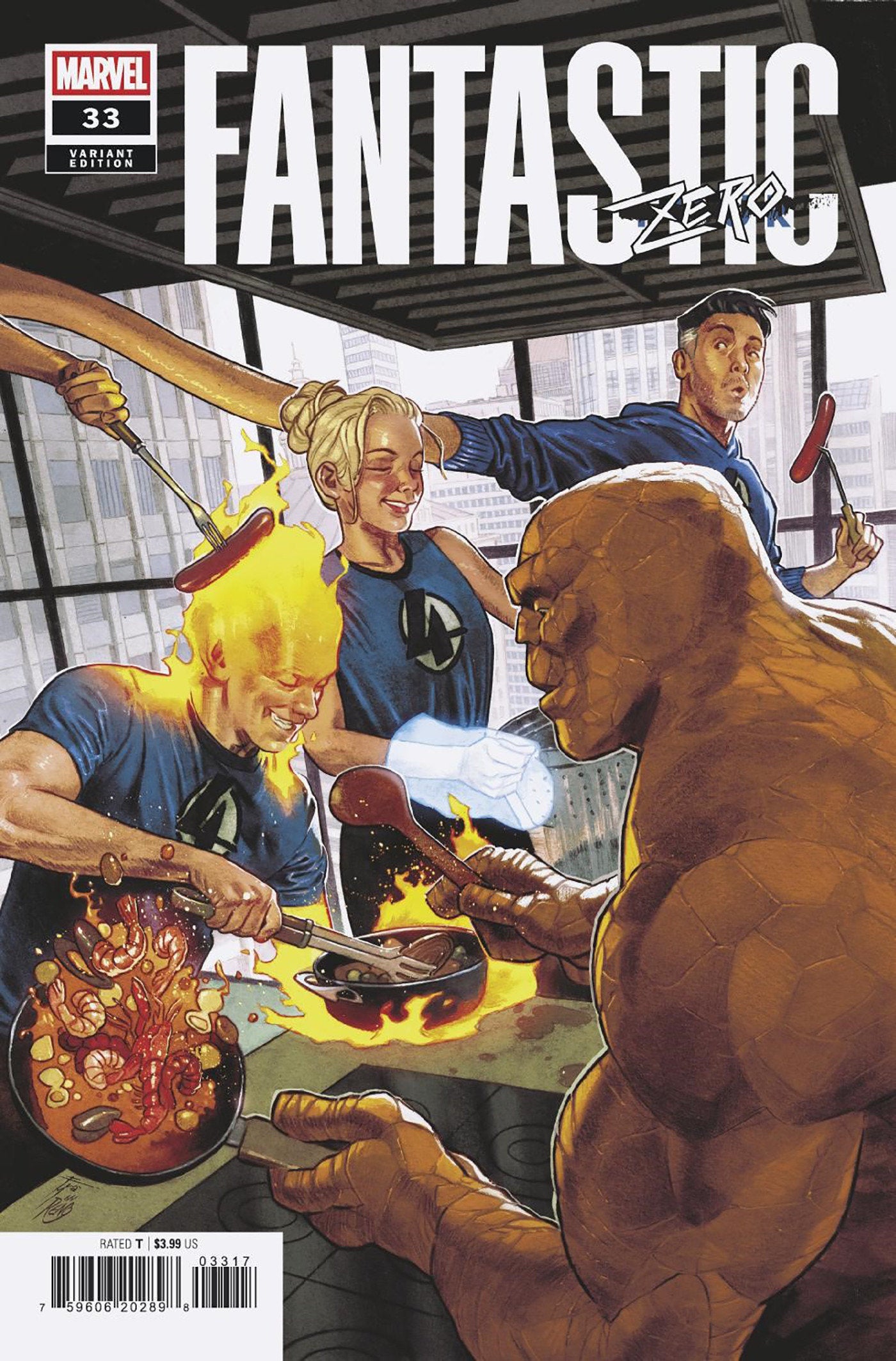 Fantastic Four #33 1:25 Francesco Mobili Variant [Doom]
