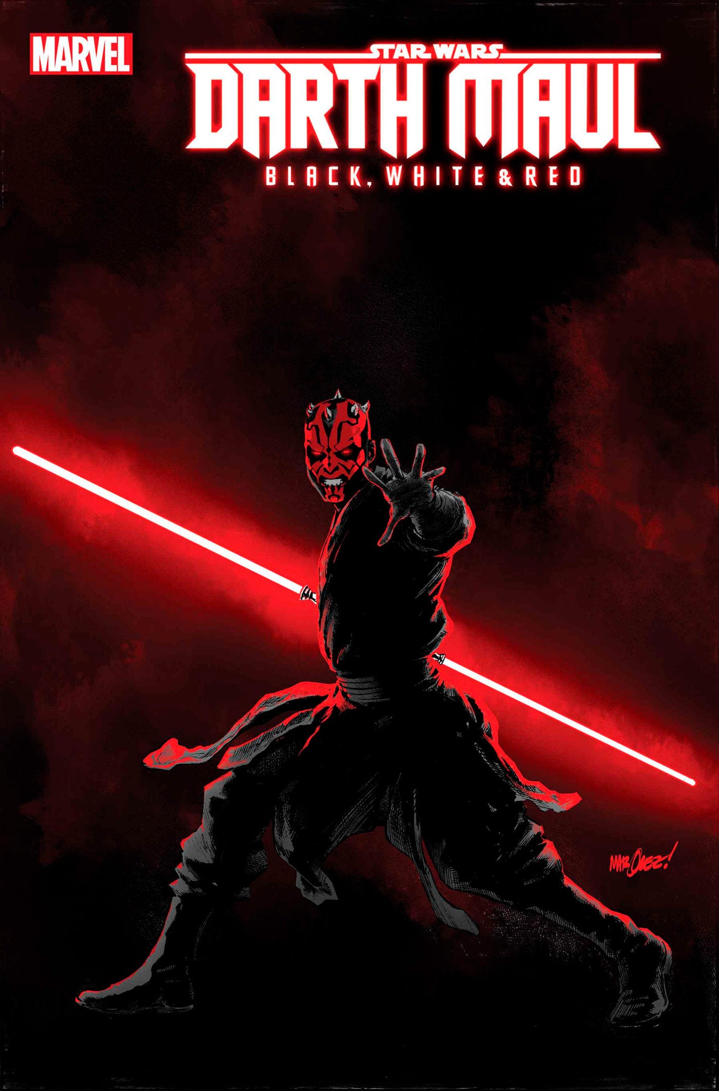 1:25 Star Wars: Darth Maul - Black, White & Red #2 David Marquez Variant