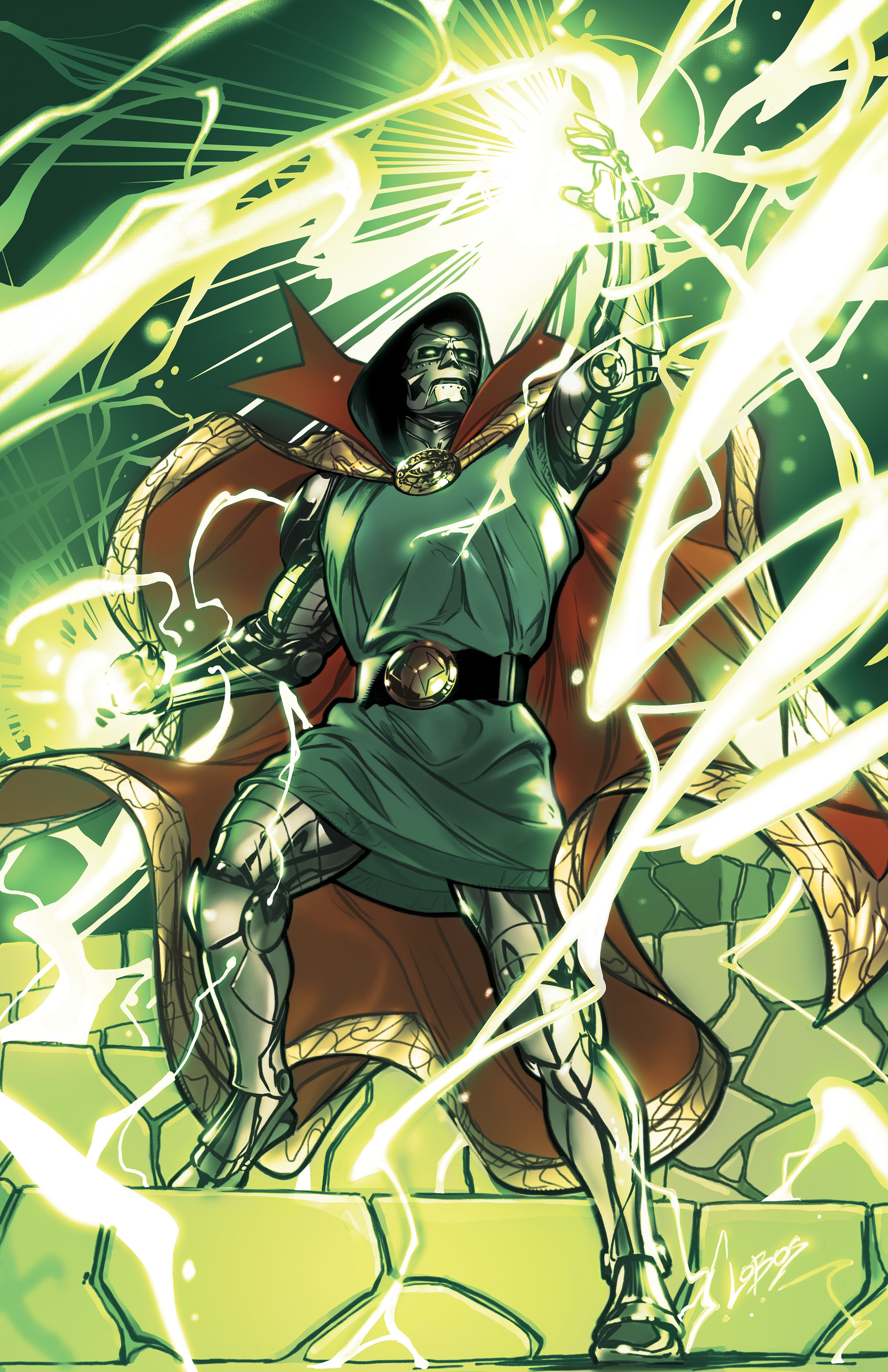 One World Under Doom #6 1:50 Pablo Villalobos Full Art Variant