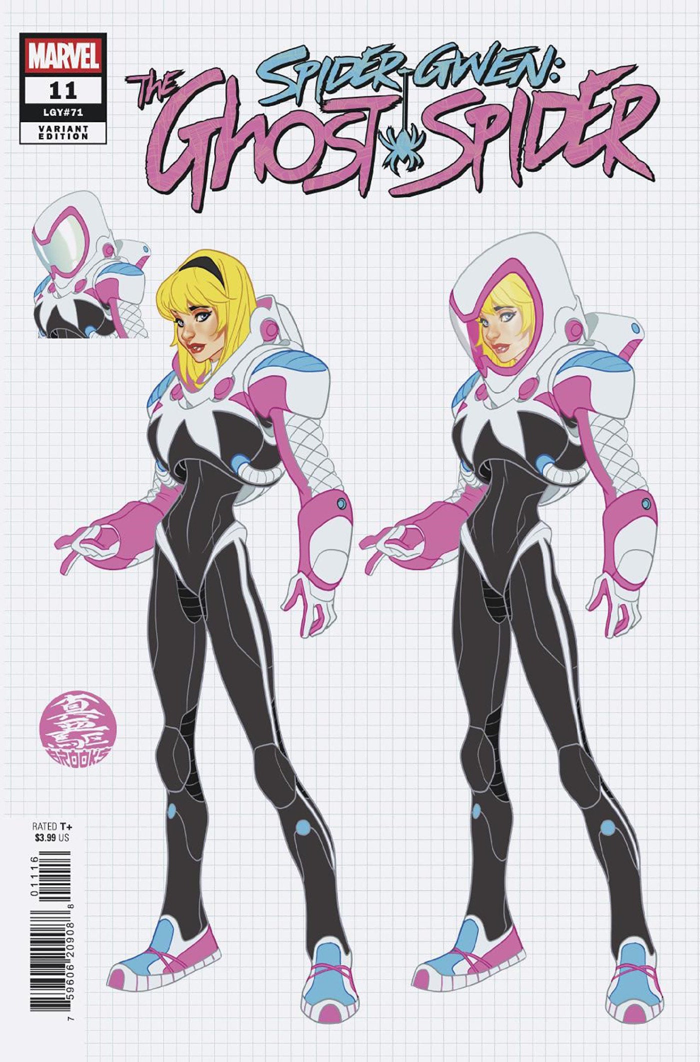 Spider-Gwen: The Ghost-Spider #11 1:10 Mark Brooks Design Variant