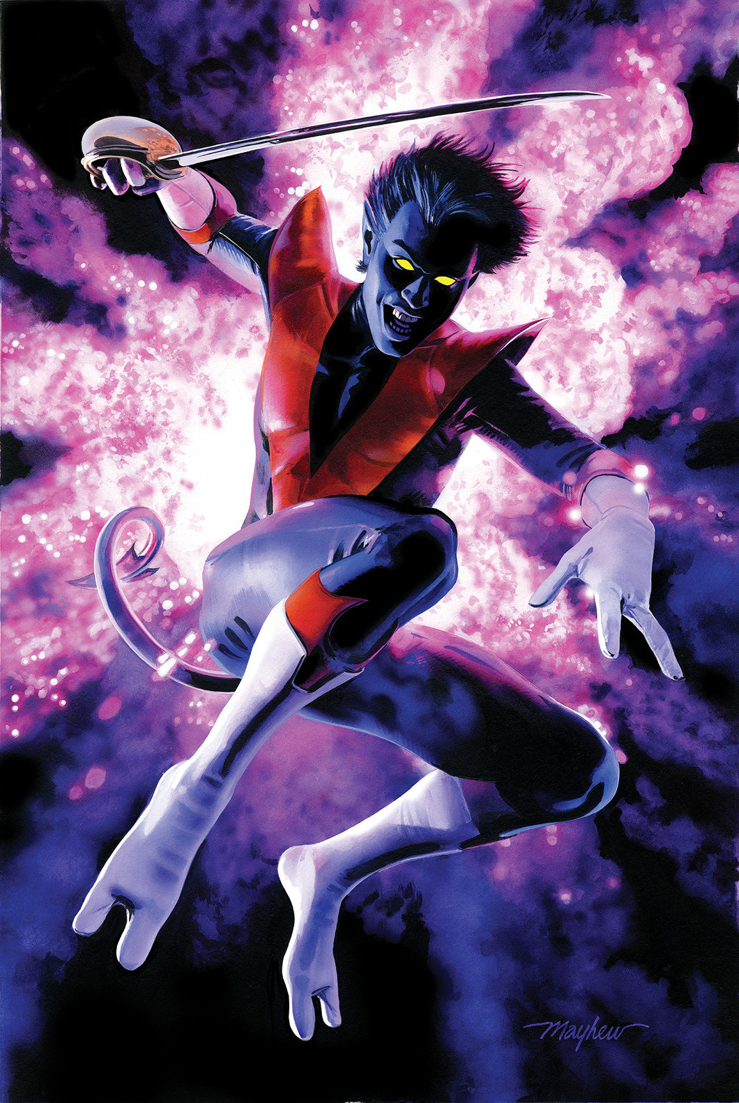 Uncanny X-Men #9 1:50 Mike Mayhew Nightcrawler Full Art Variant