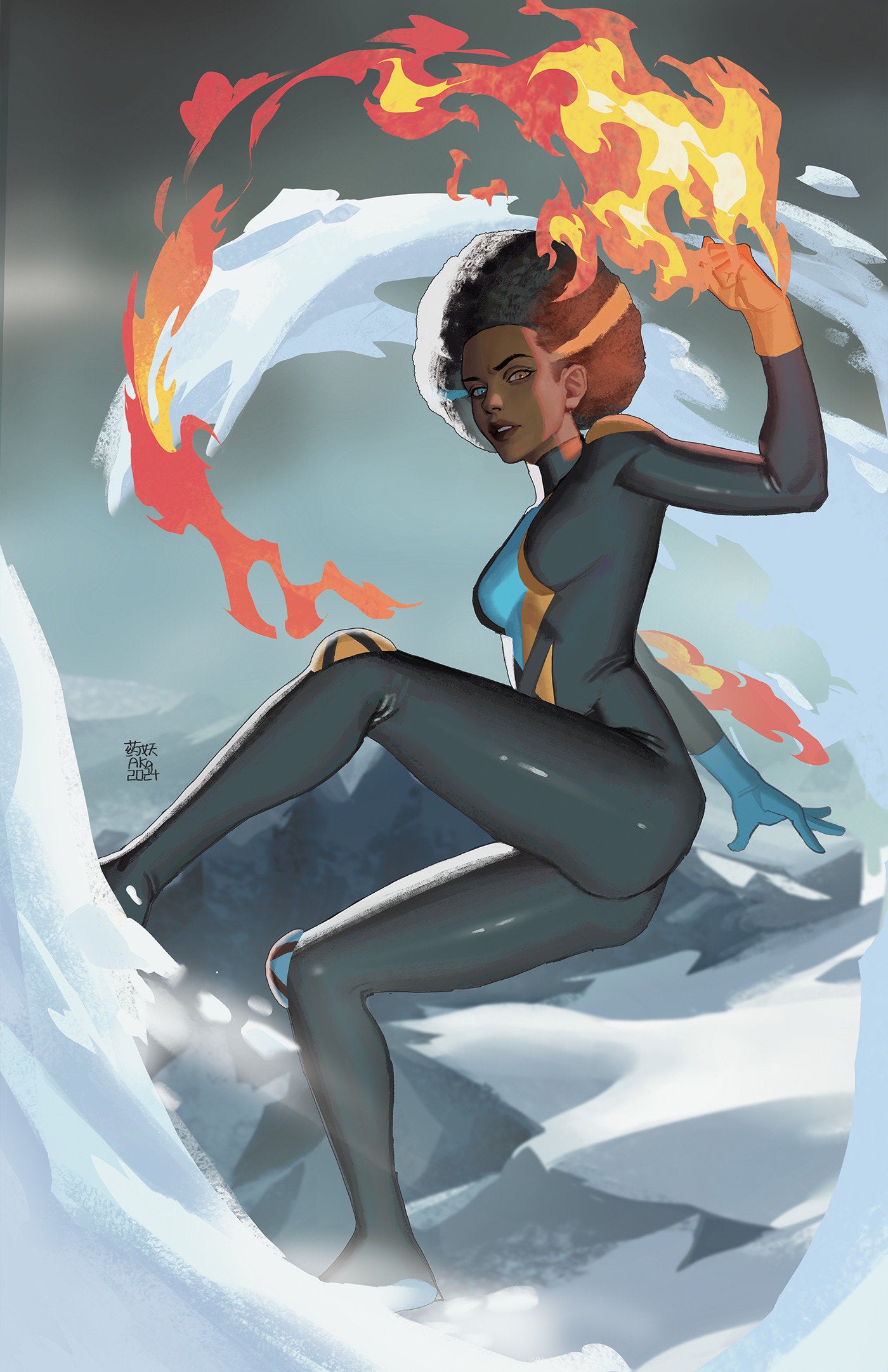 X-Men #8 1:50 Aka Temper Full Art Variant [Rog]