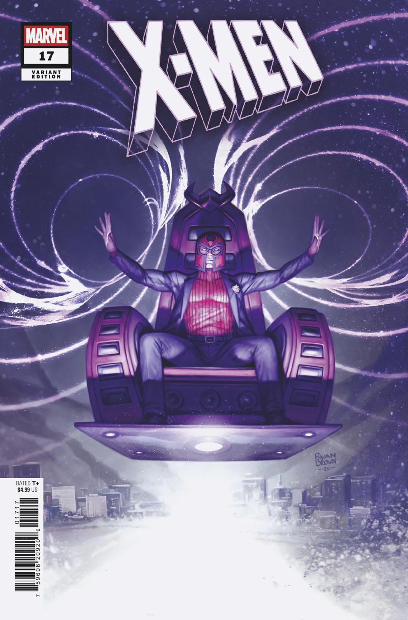 X-Men #17 1:25 Ryan Brown Variant