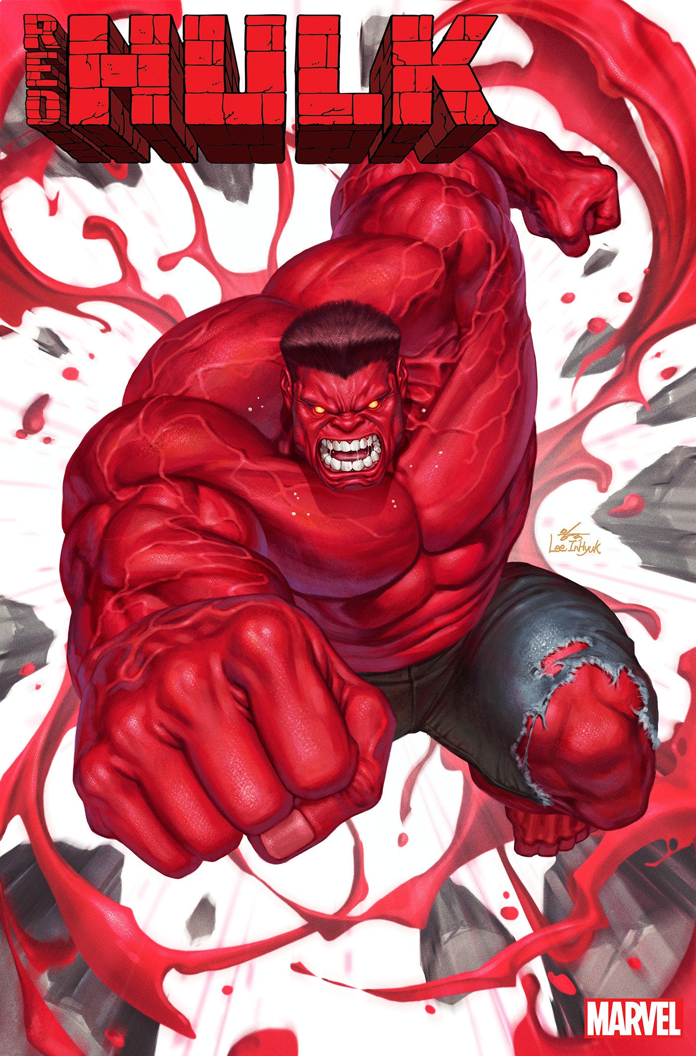 Red Hulk #1 1:25 Inhyuk Lee Variant [Doom]