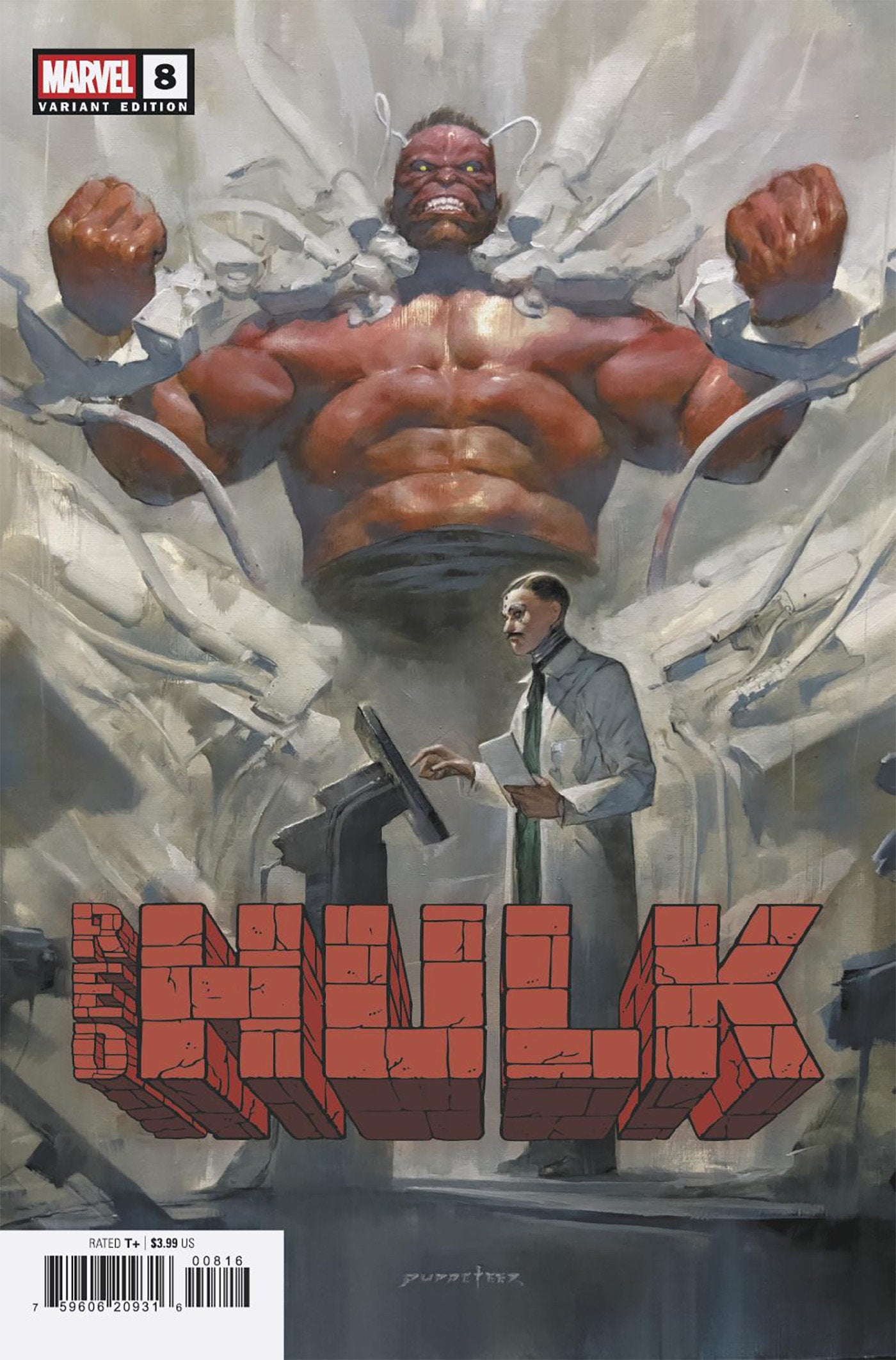 Red Hulk #8 1:25 Puppeteer Lee Variant [Doom]