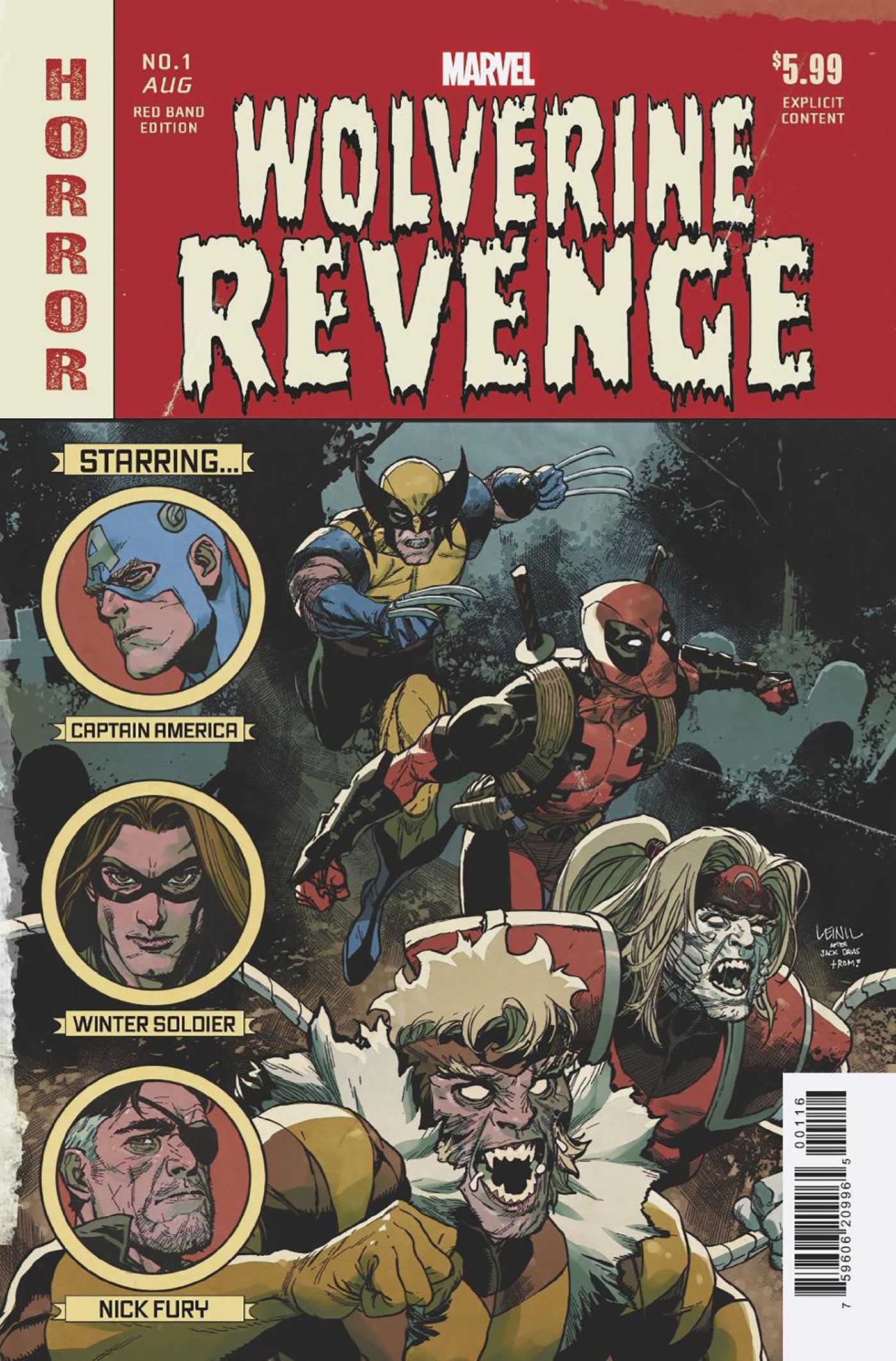 Wolverine: Revenge - Red Band #1 Leinil Yu Homage Variant [Polybagged] 1:25