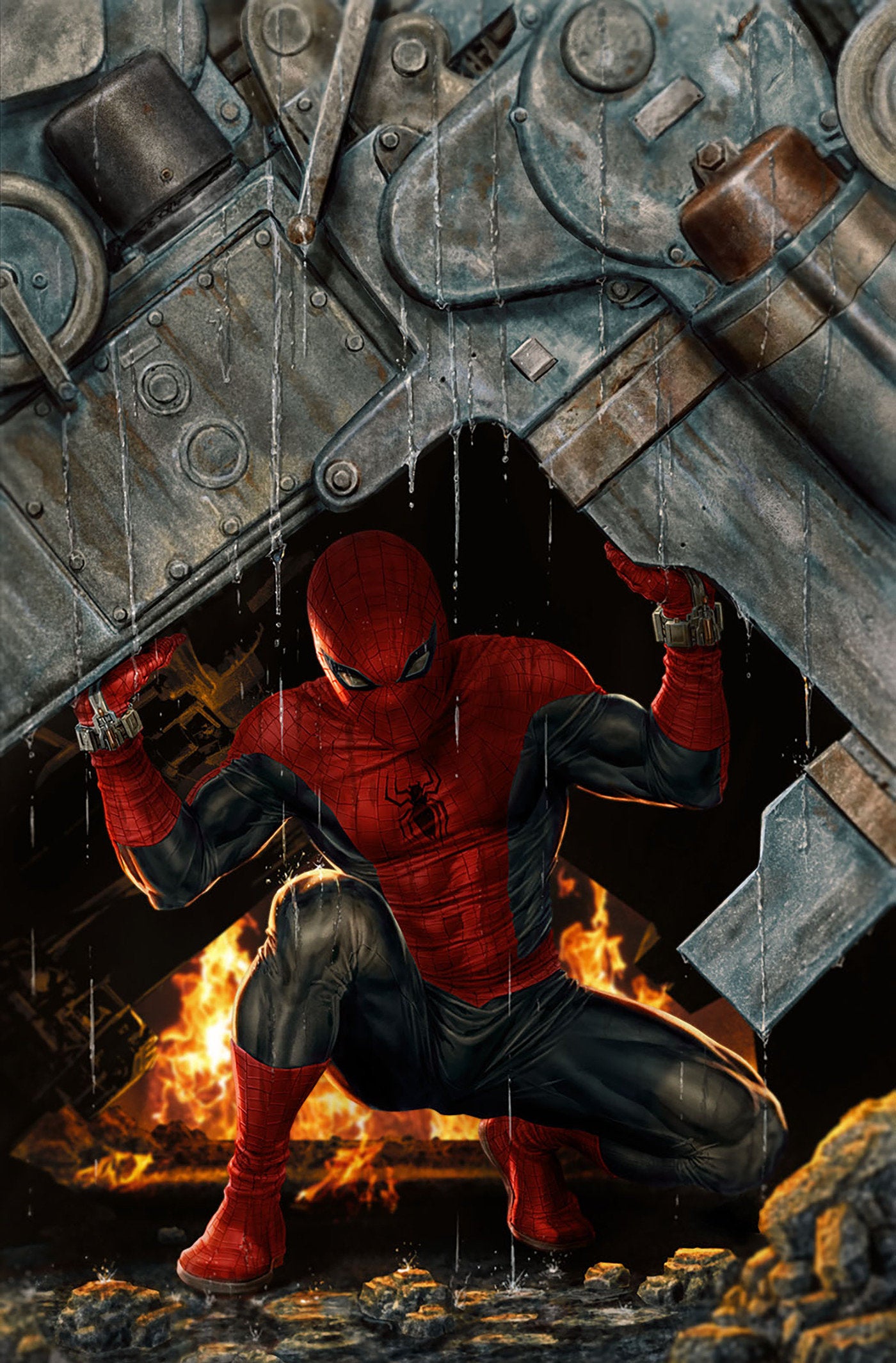 Amazing Spider-Man #14 1:100 Lee Bermejo Amazing Visions Full Art Variant