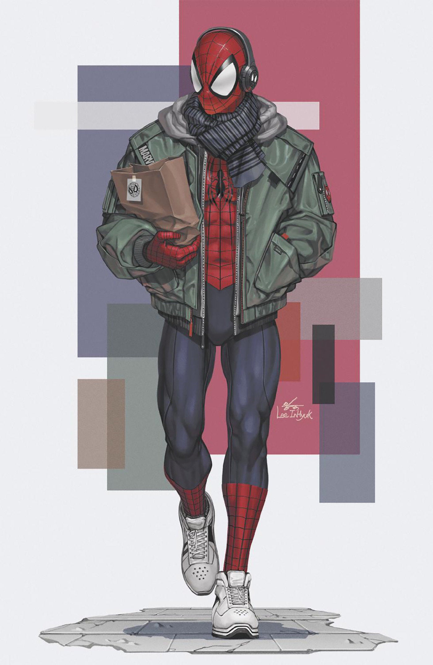 Amazing Spider-Man #15 1:50 Inhyuk Lee Street Verse Full Art Variant