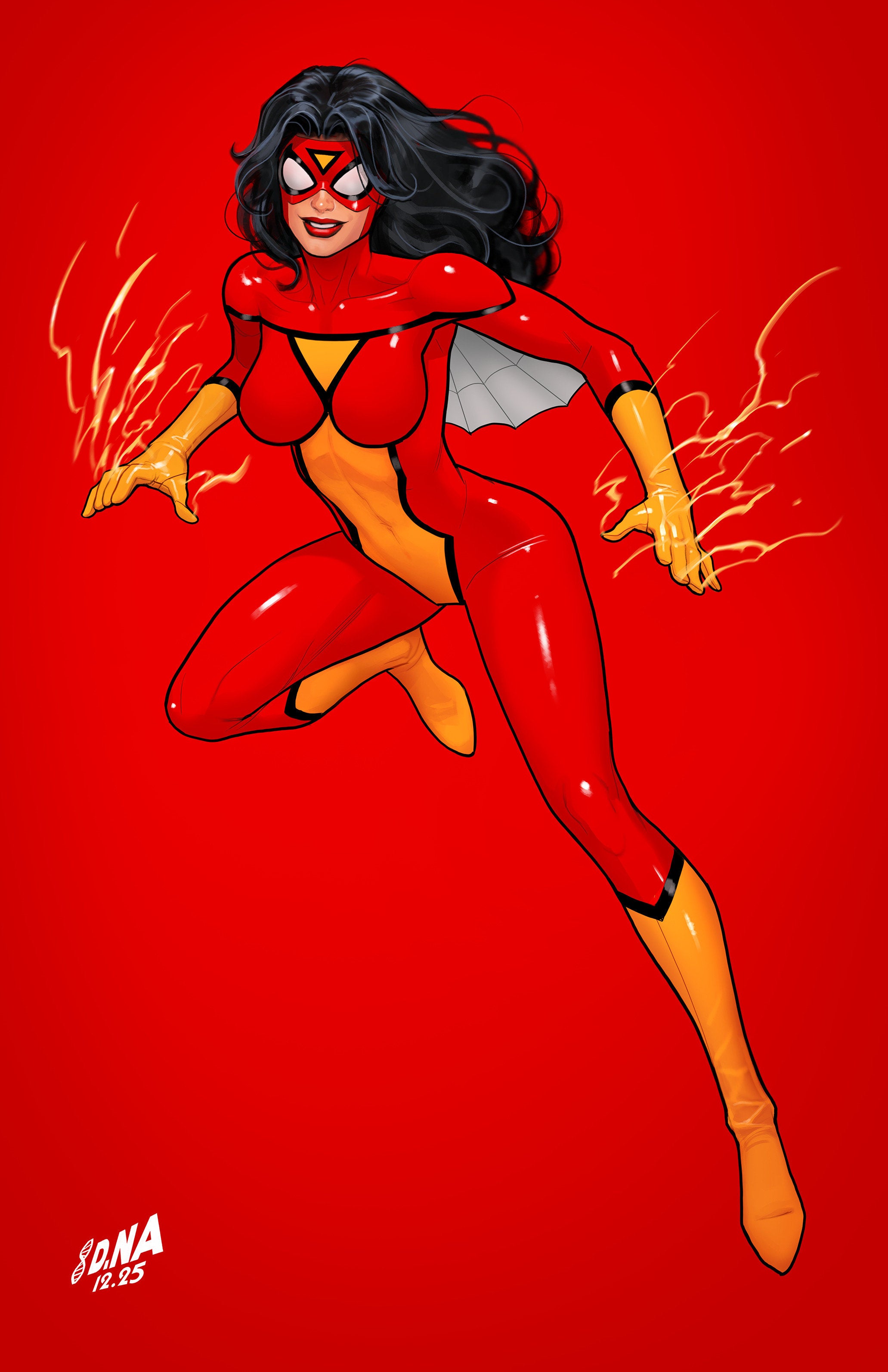 Amazing Spider-Man #22 1:50 David Nakayama Color Block Red Full Art Variant