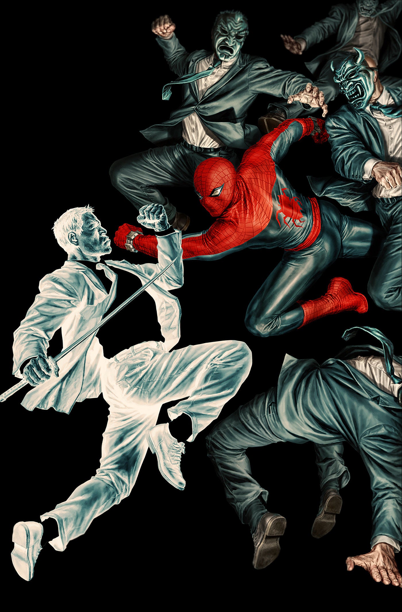 Amazing Spider-Man #28 1:100 Lee Bermejo Amazing Visions Full Art Variant