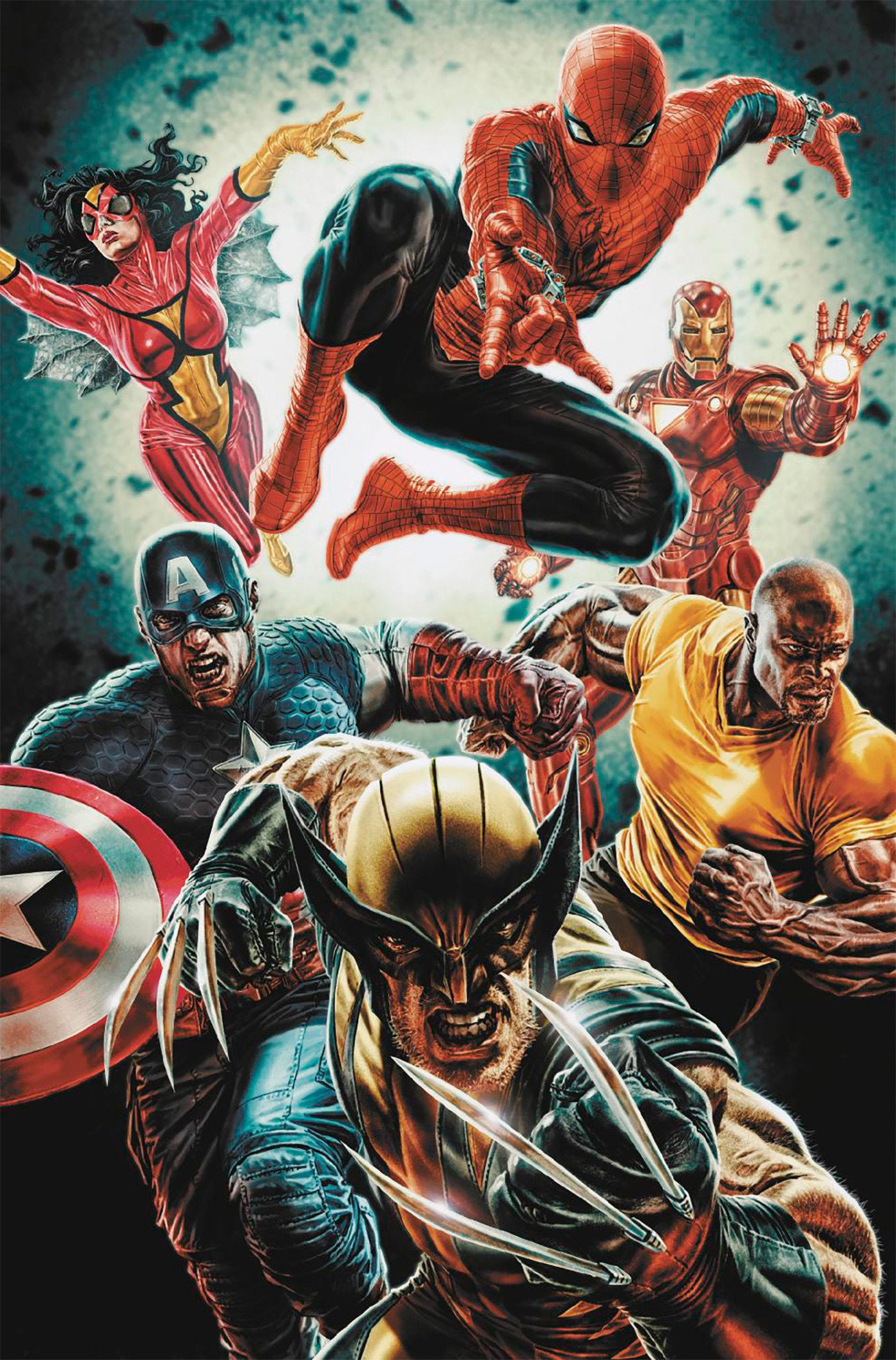 Amazing Spider-Man #29 1:100 Lee Bermejo Amazing Visions Full Art Variant