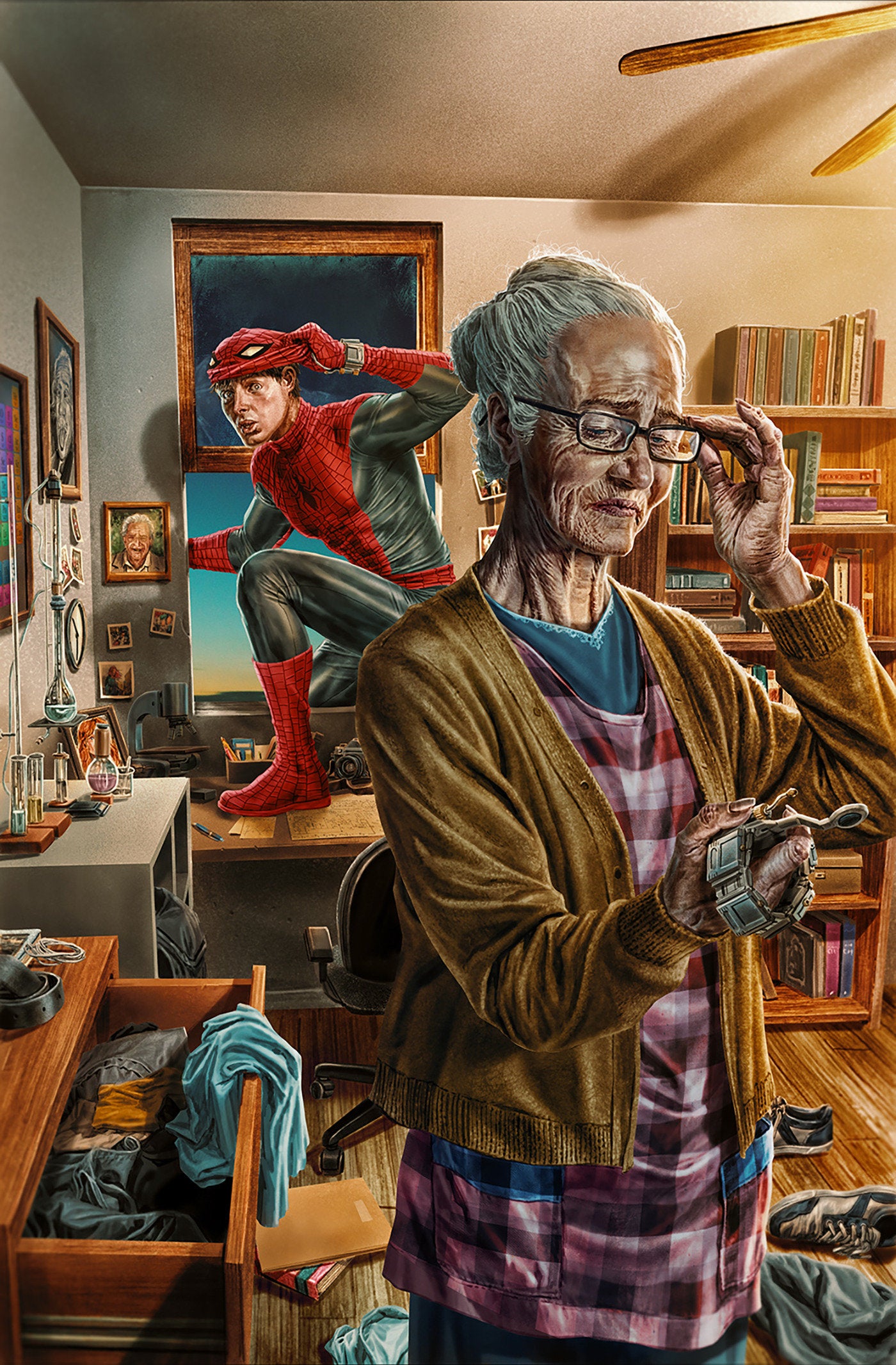 Amazing Spider-Man #35 1:100 Lee Bermejo Amazing Visions Full Art Variant