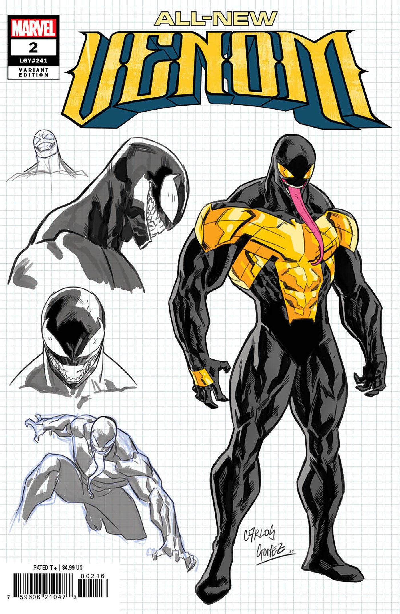 All-New Venom #2 1:10 Carlos Gomez Design Variant