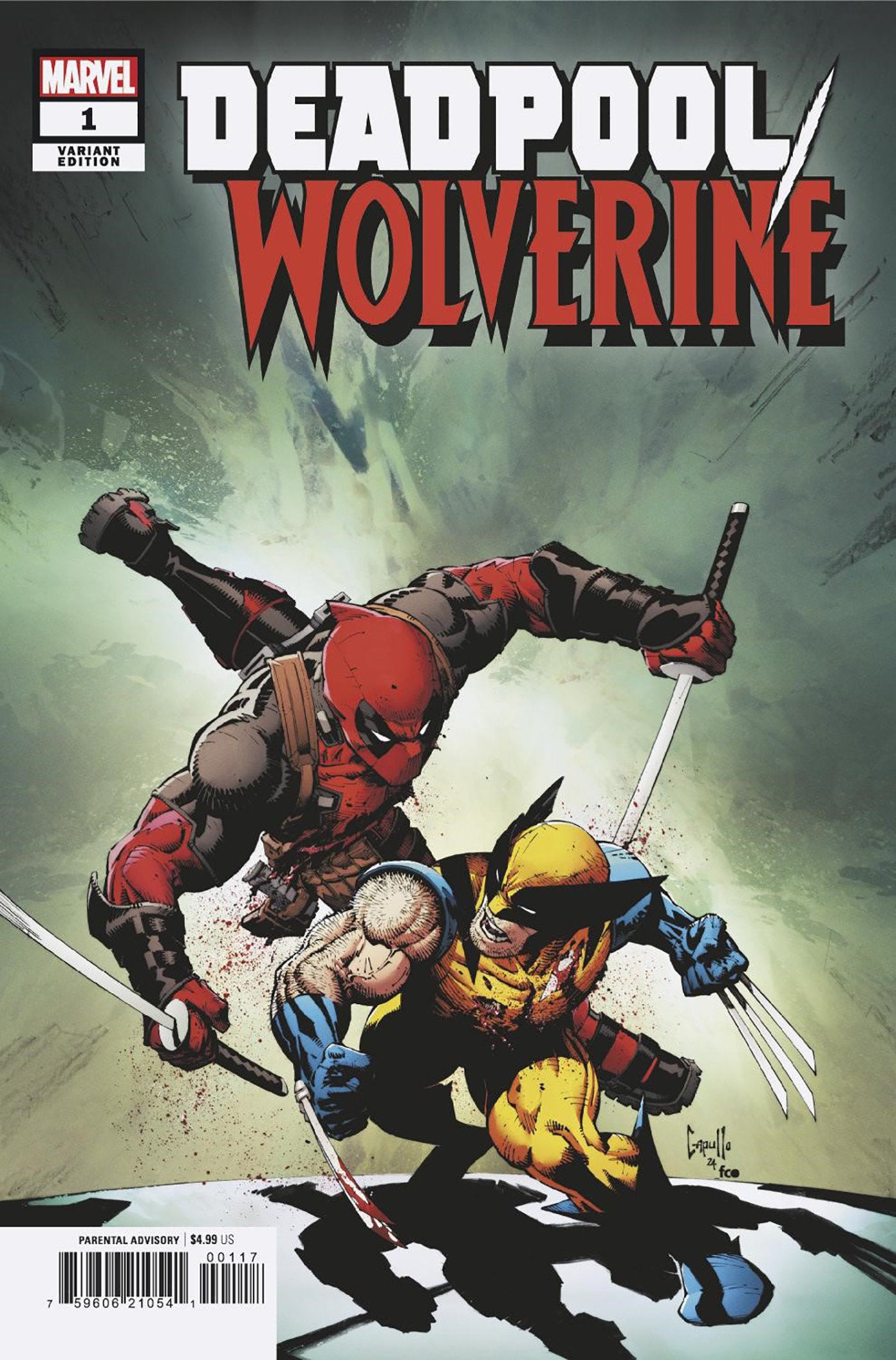 Deadpool/Wolverine #1 1:50 Greg Capullo Variant