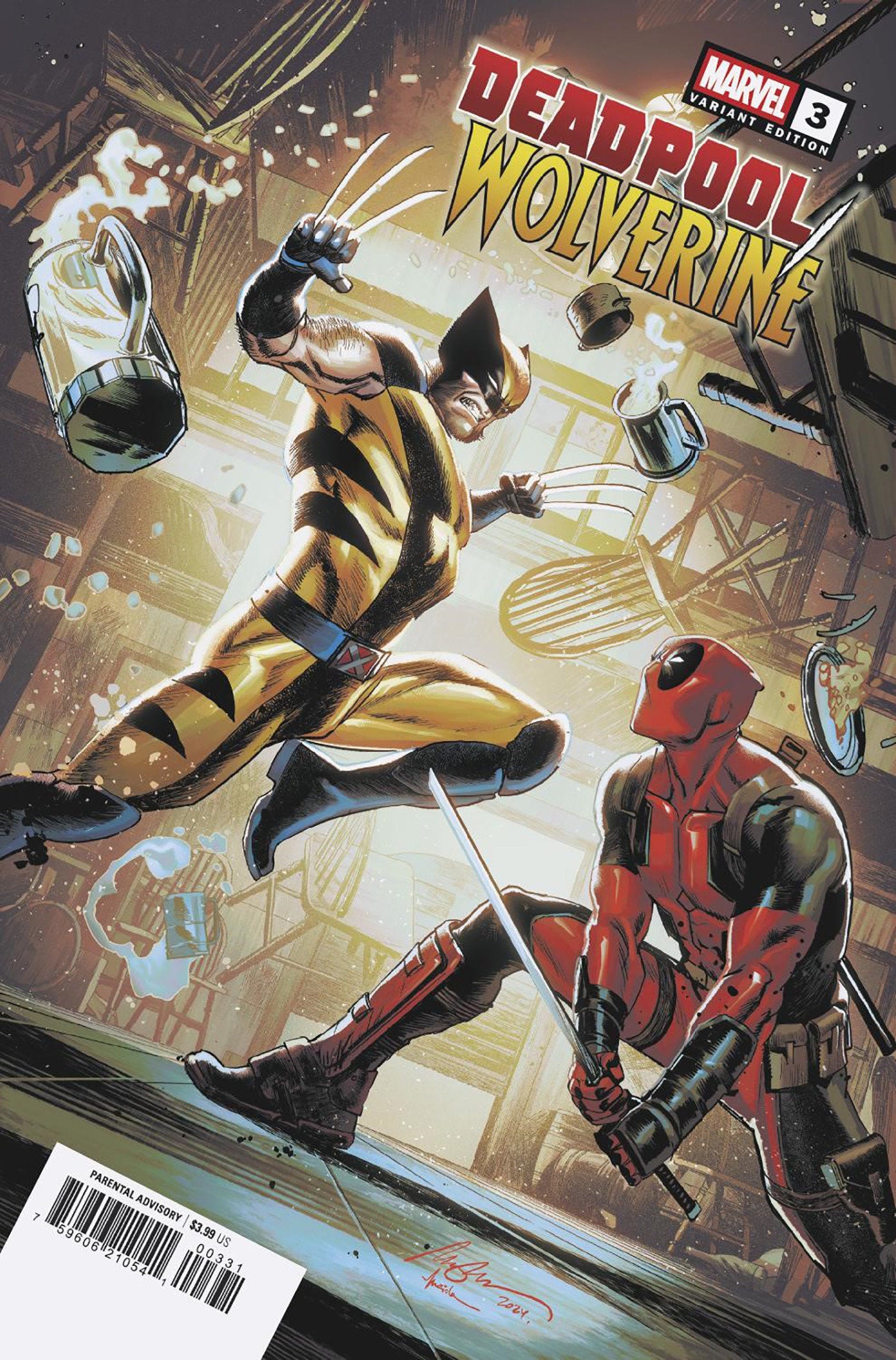 Deadpool/Wolverine #3 1:25 Rafael Albuquerque Variant