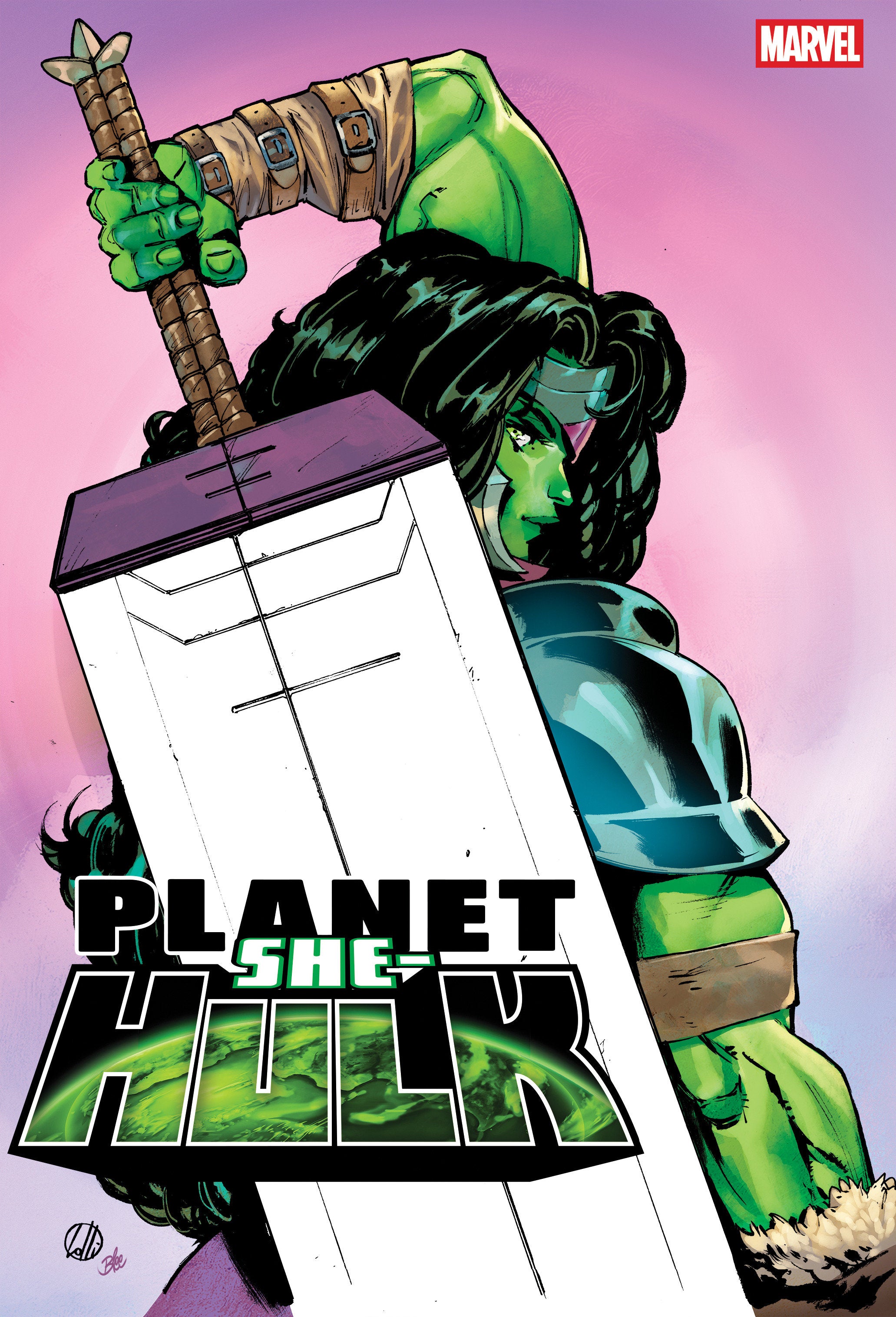 Planet She Hulk #1 Matteo Lolli Foil Variant