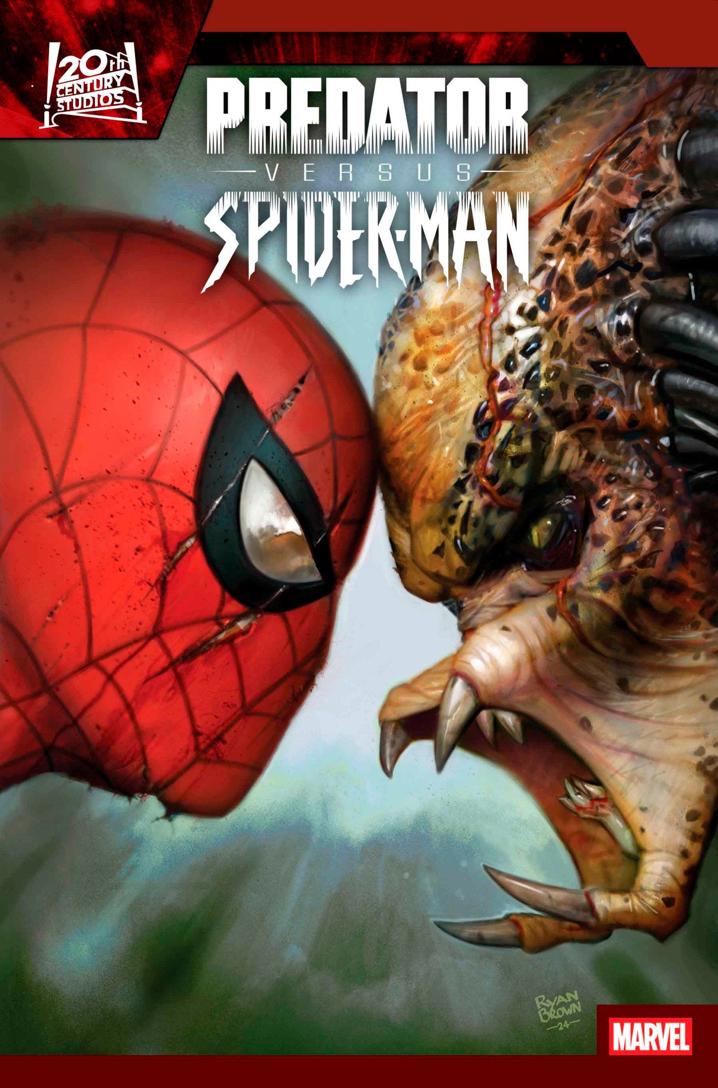 Predator vs. Spider-Man #1 Ryan Brown Variant