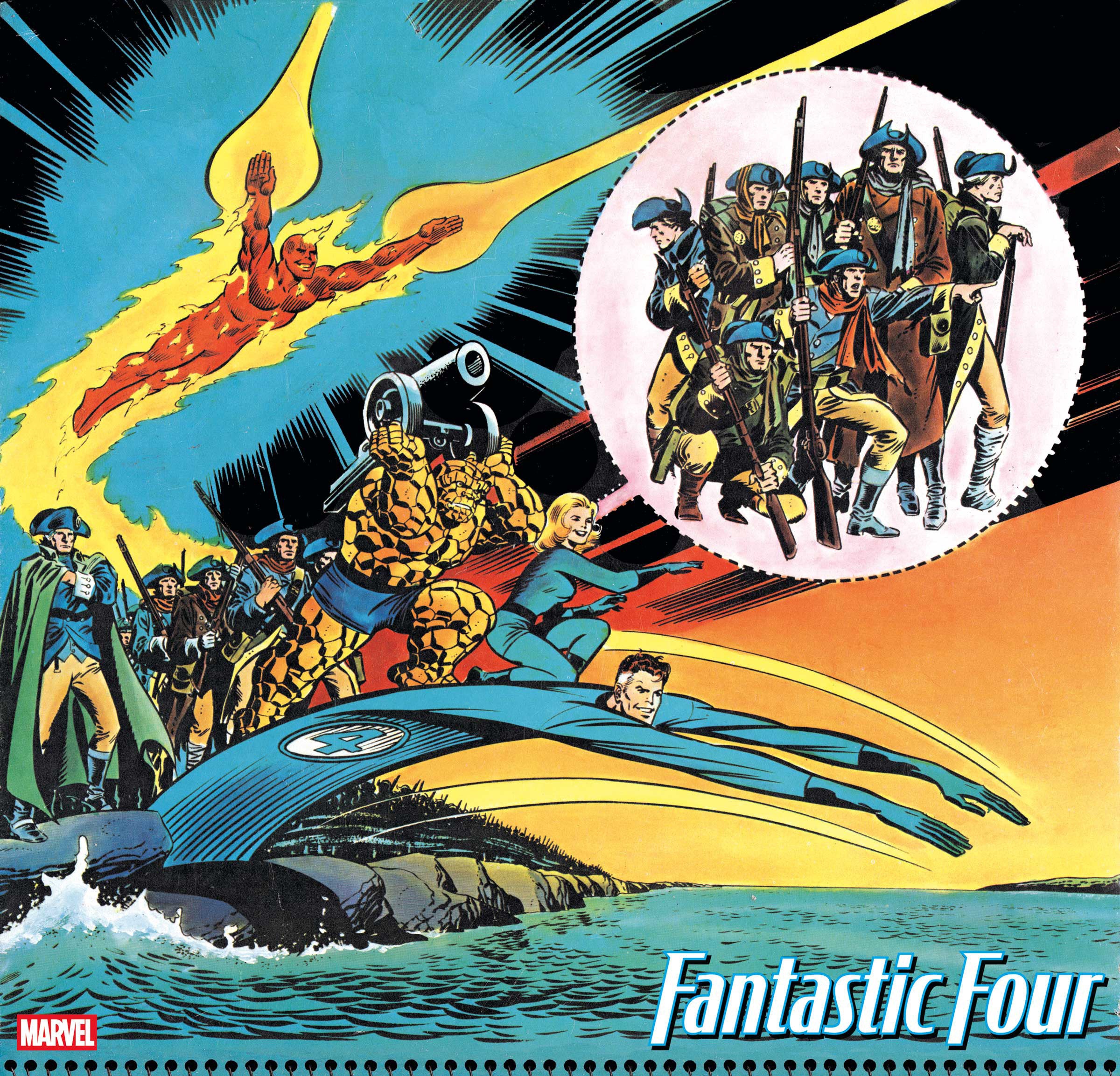 Fantastic Four #12 1:50 Joe Sinnott Bicentennial Calendar Hidden Gem Variant
