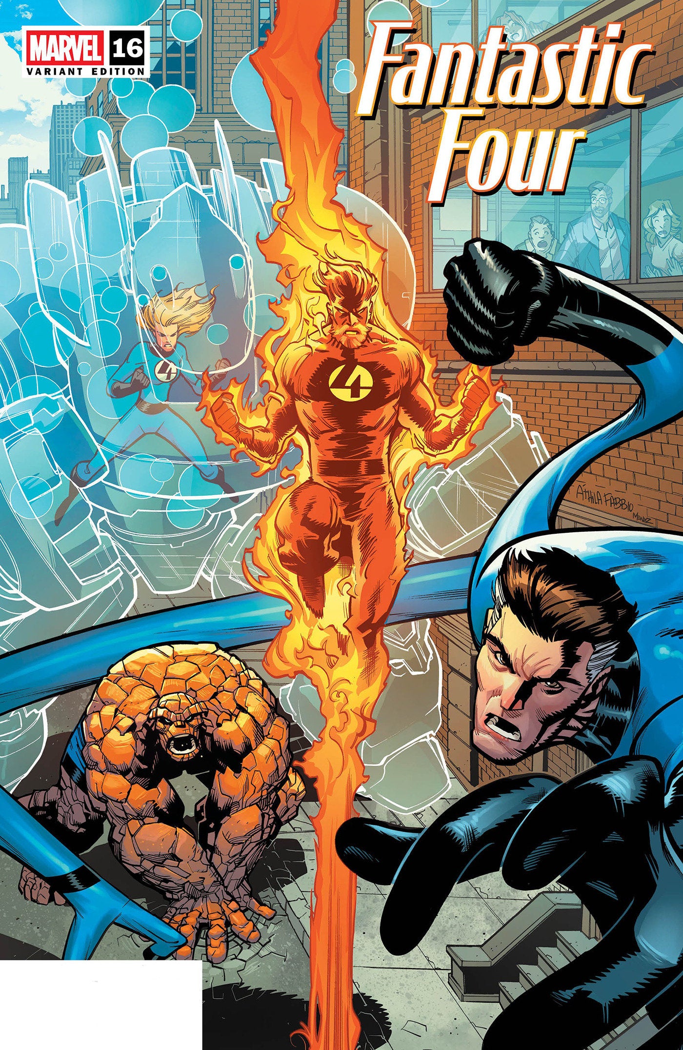 Fantastic Four #16 1:25 Athila Fabbio Variant