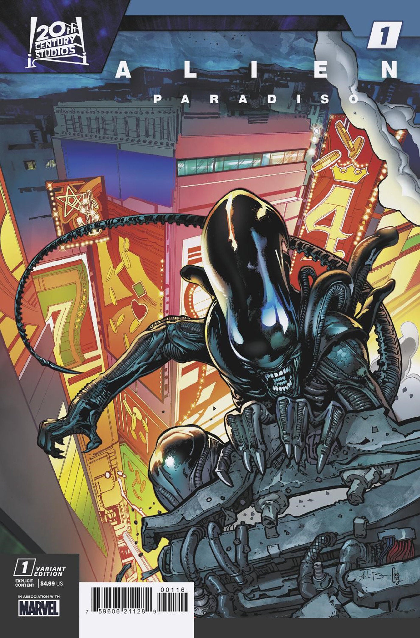 Alien: Paradiso #1 1:25 Bressan Variant