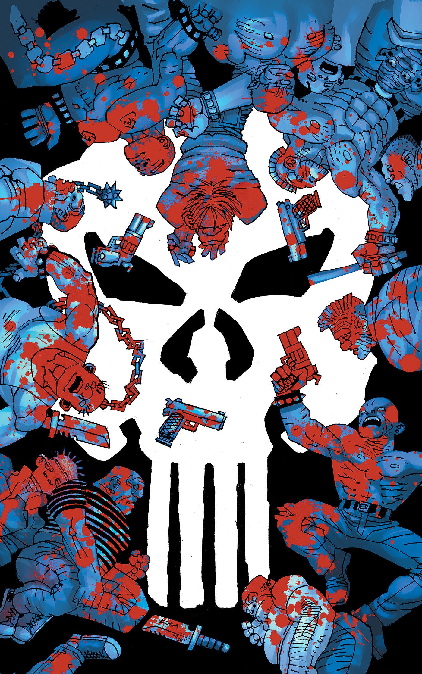 Punisher: Red Band #1 1:100 Frank Miller Full Art Variant [Polybagged]
