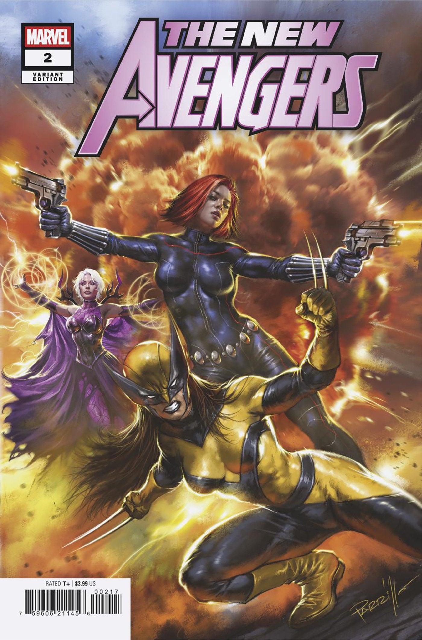 New Avengers #2 1:25 Lucio Parrillo Variant