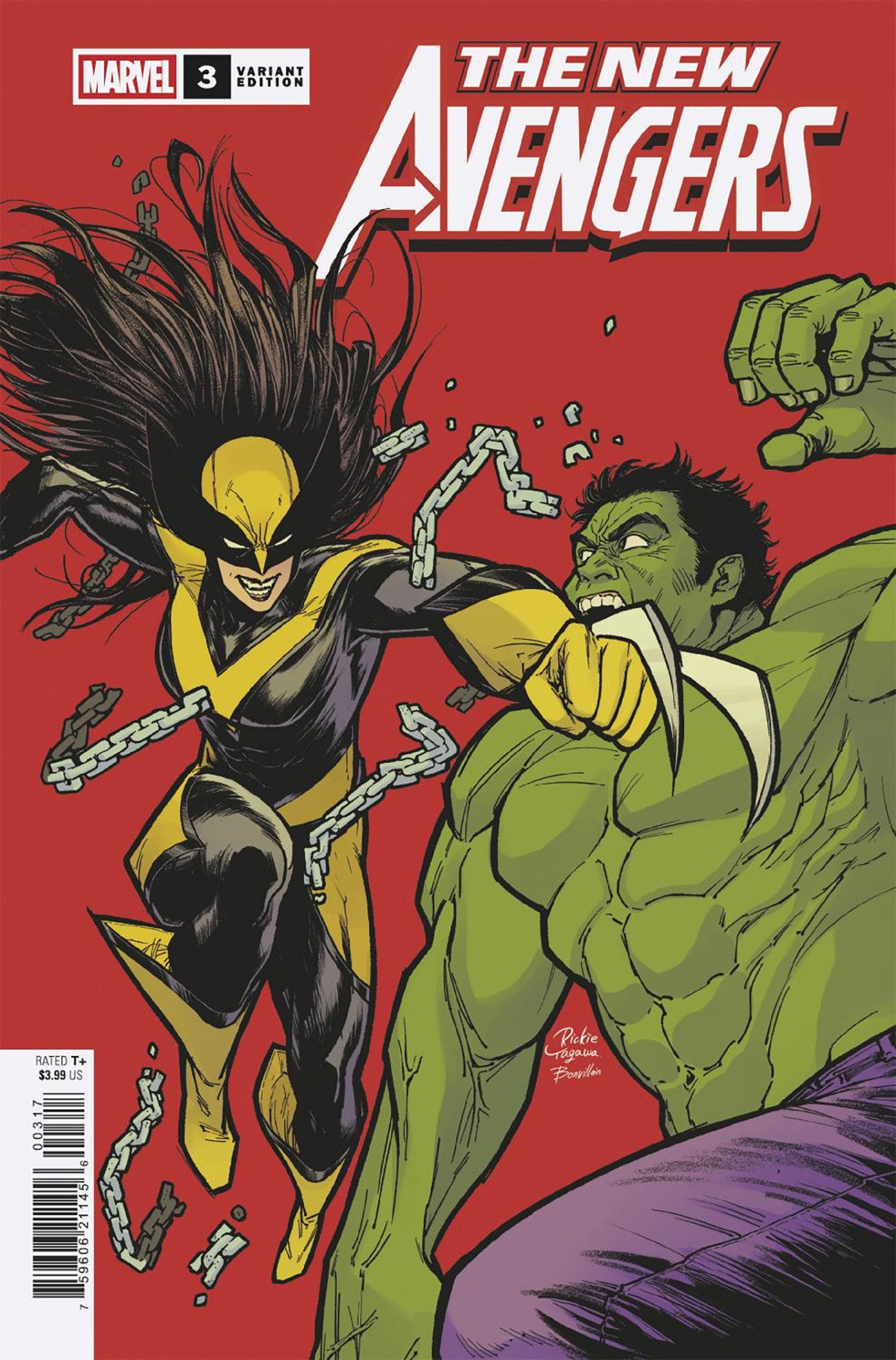 New Avengers #3 1:25 Rickie Yagawa Variant