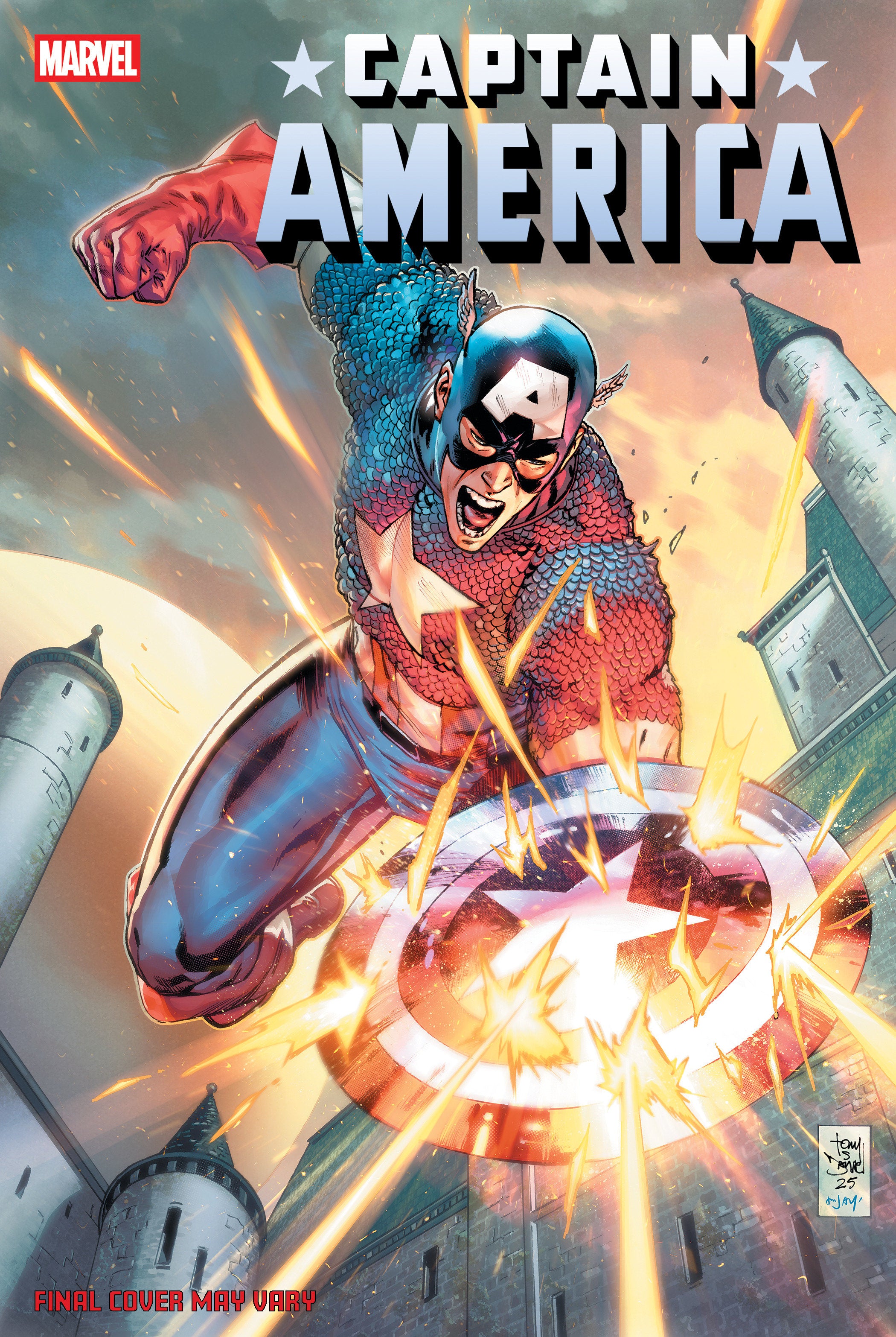 Captain America #9 1:25 Tony Daniel Variant (VF/NM)