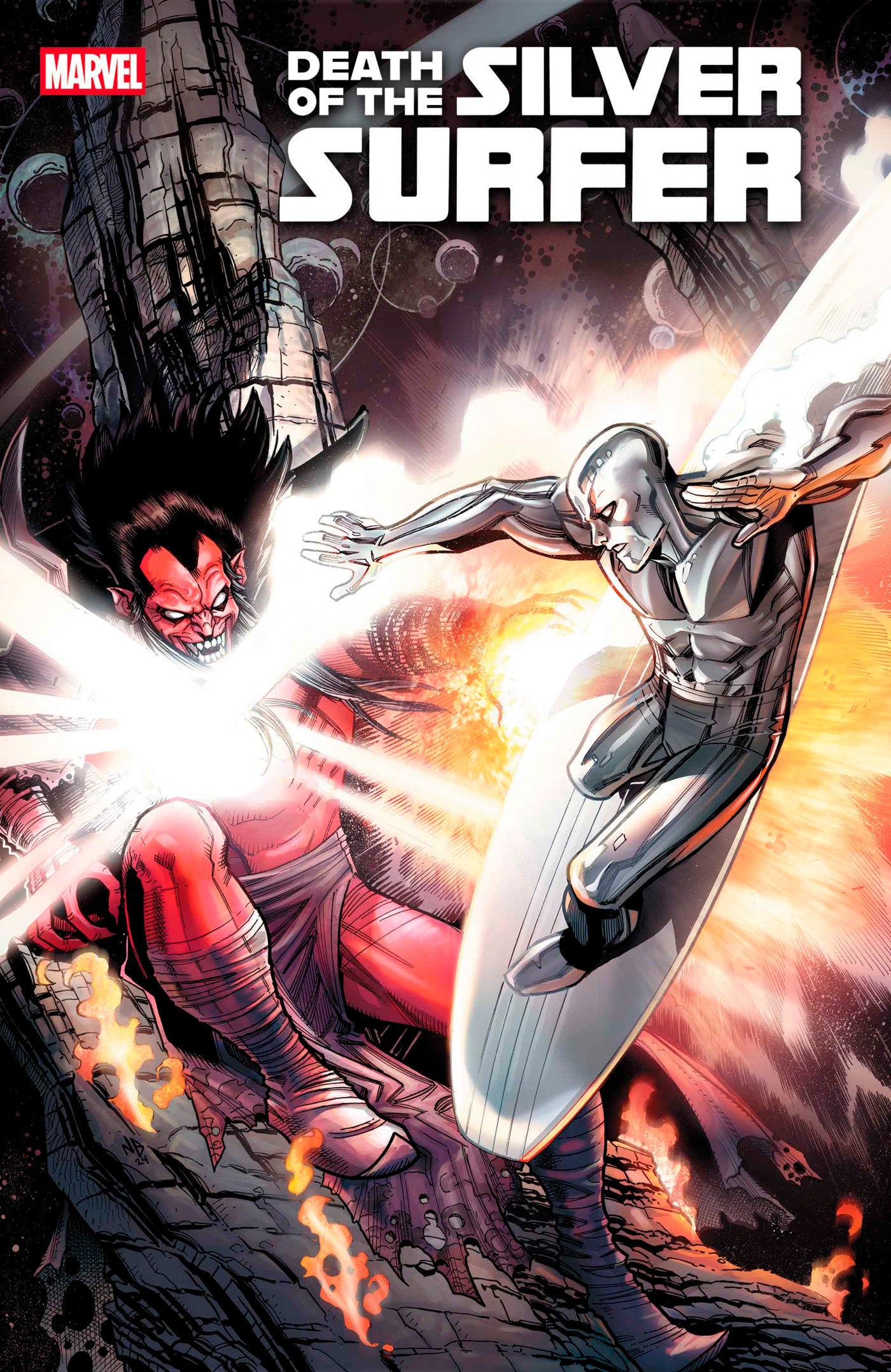 Death Of The Silver Surfer #1 1:25 Nick Bradshaw Variant