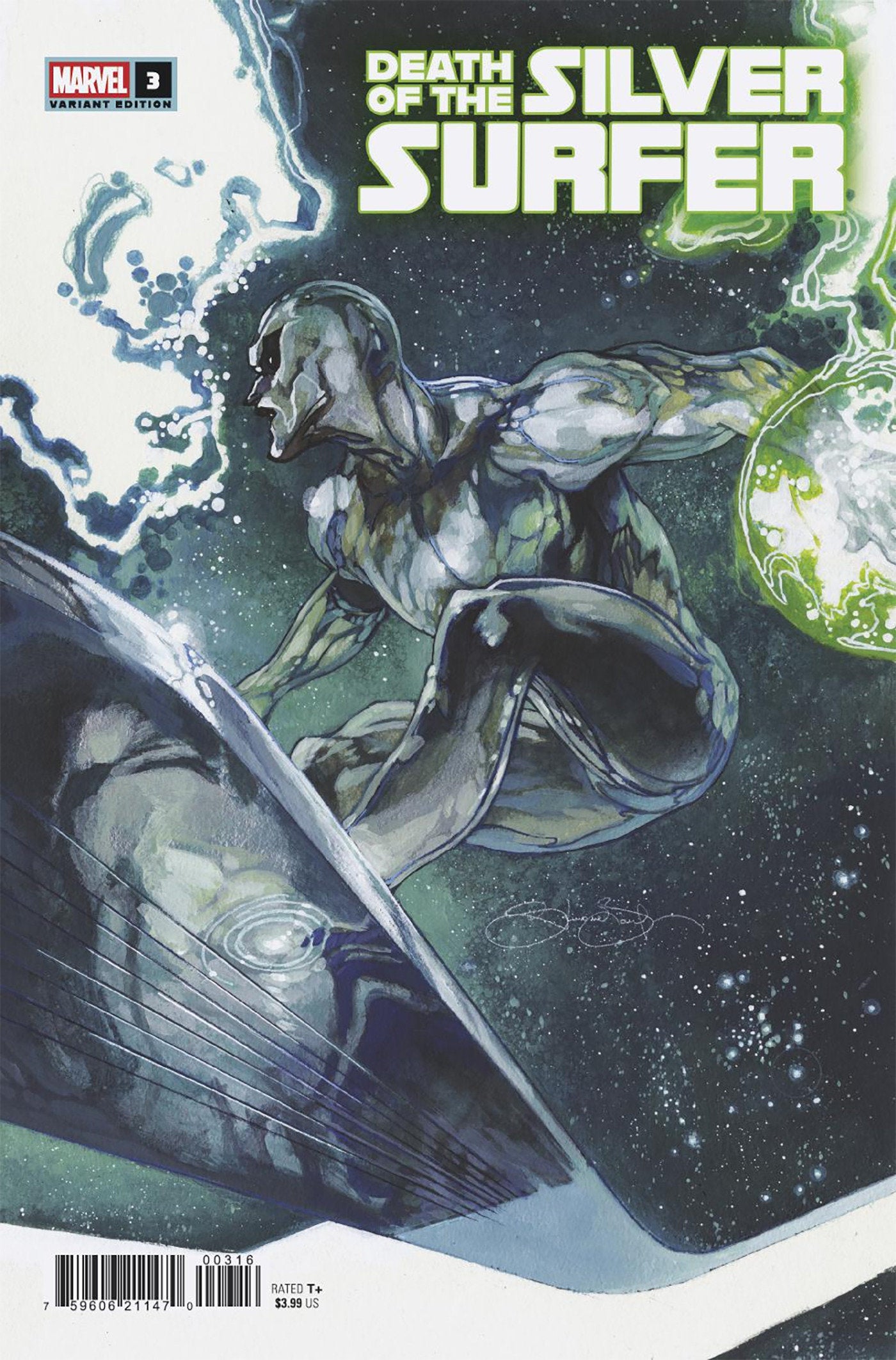 Death Of The Silver Surfer #3 1:25 Simone Bianchi Variant