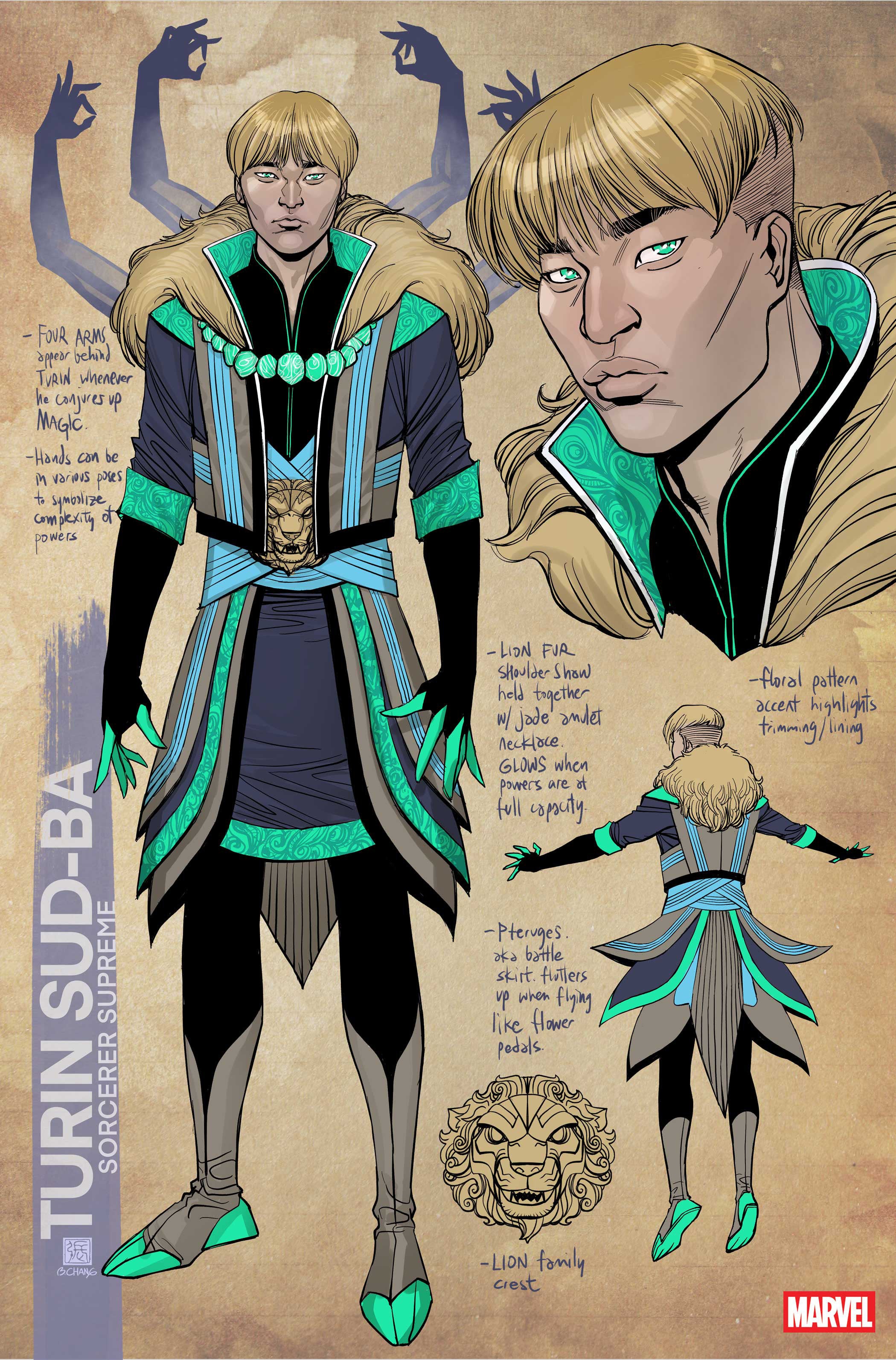Sorcerer Supreme #7 1:10 Bernard Chang Design Variant