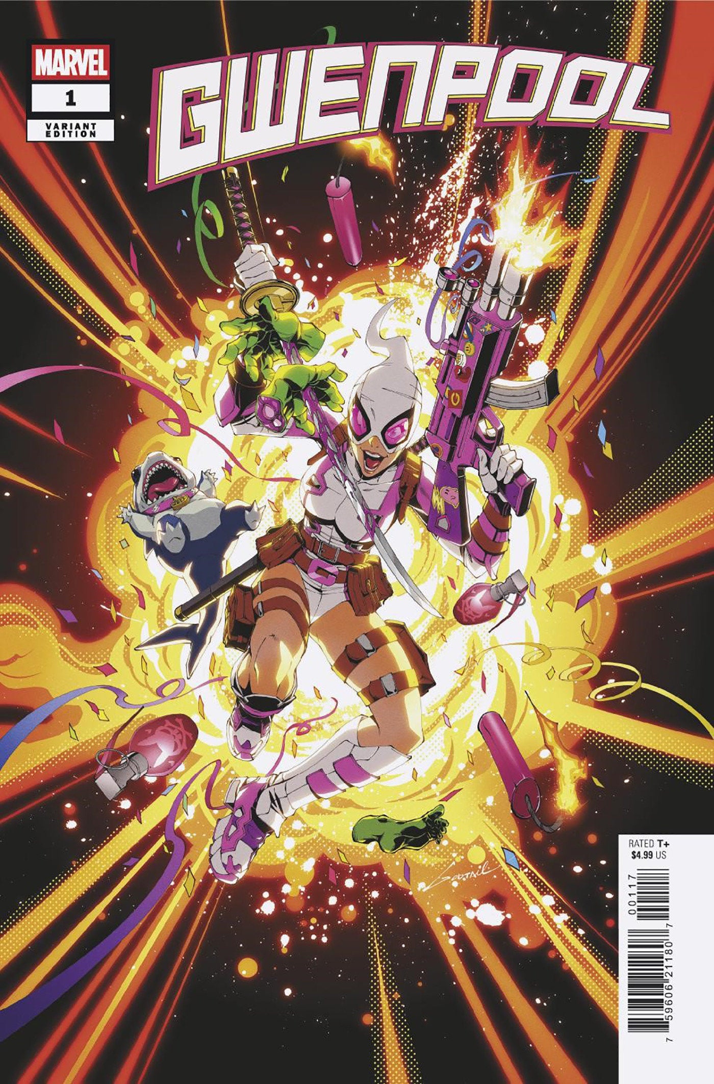 Gwenpool #1 1:25 Godtail Variant