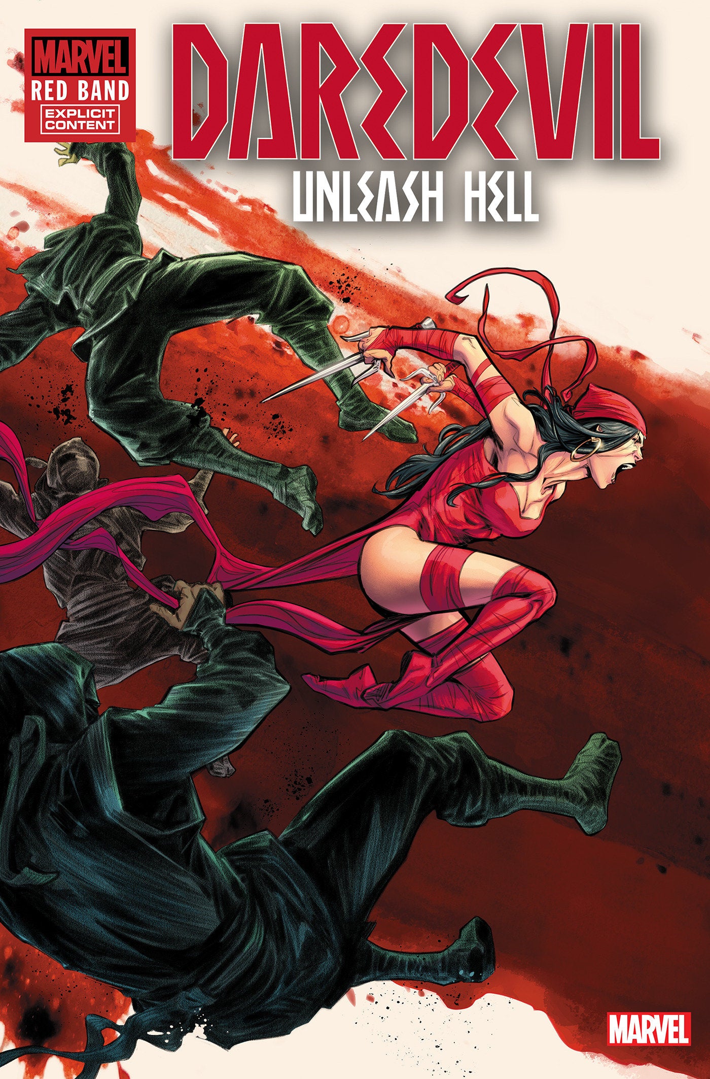 1:25 Daredevil: Unleash Hell - Red Band #1 Joelle Jones Variant [Polybagged]