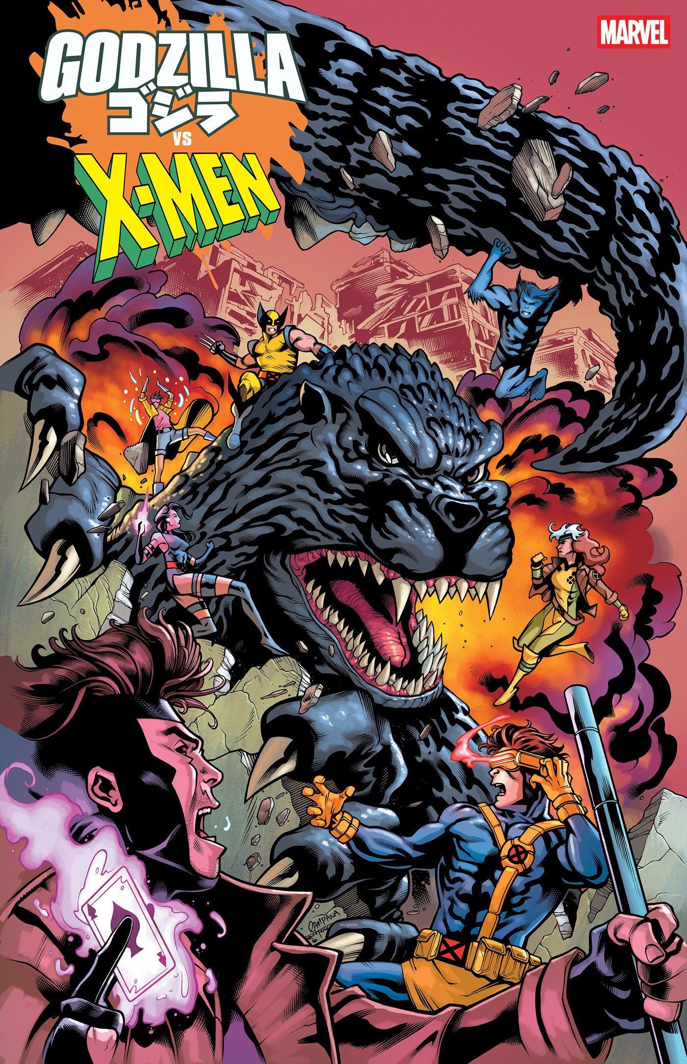 Godzilla vs. X-Men #1 1:25 Chris Campana Variant
