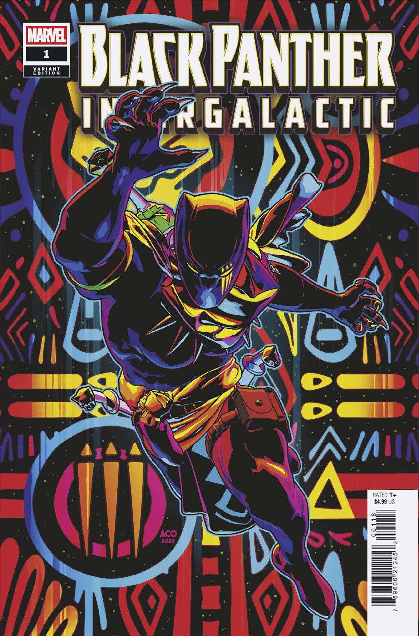 Black Panther: Intergalactic #1 1:25 Aco Variant